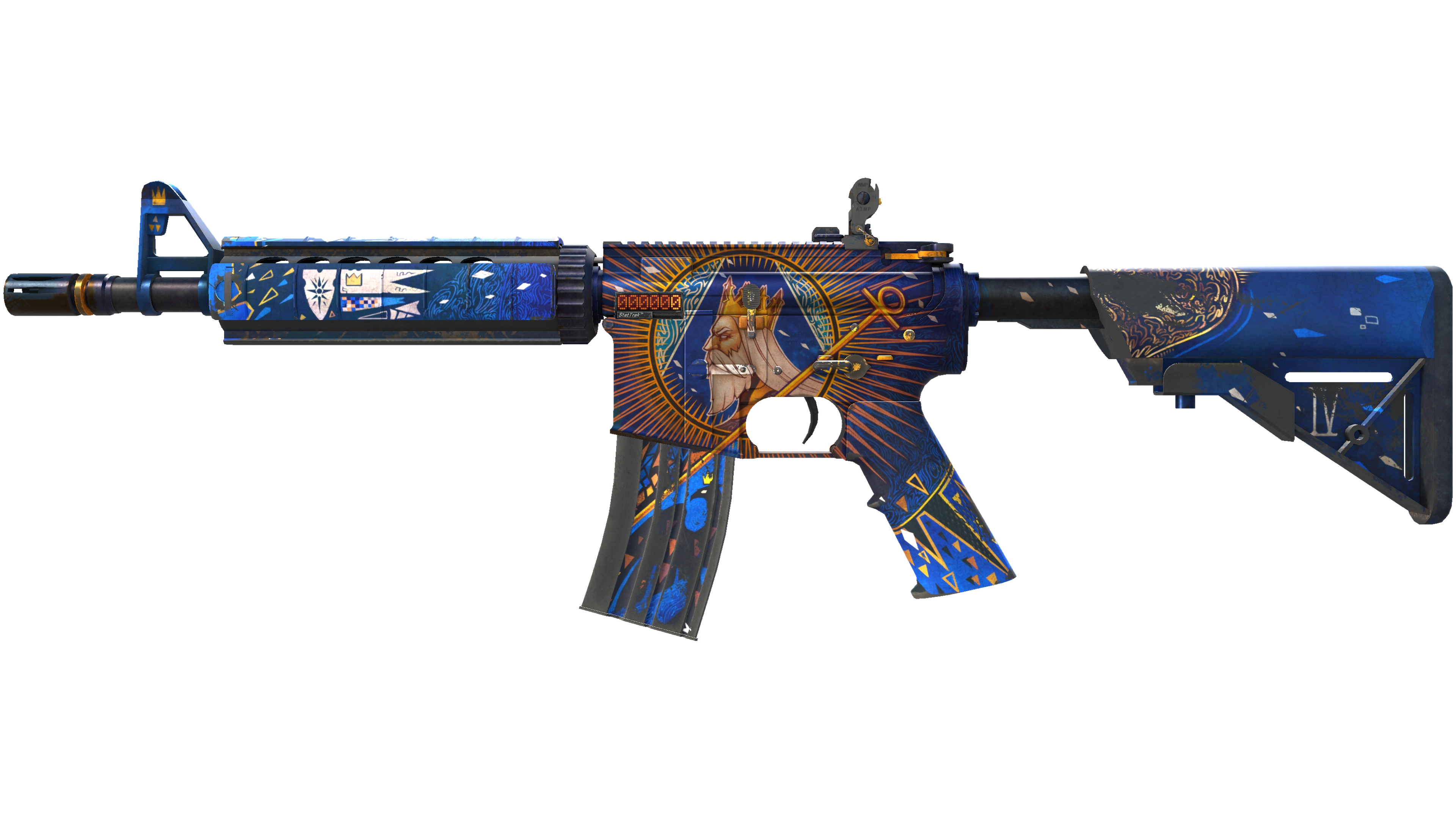 StatTrak™ M4A4 | The Emperor (Well-Worn) thumbnail