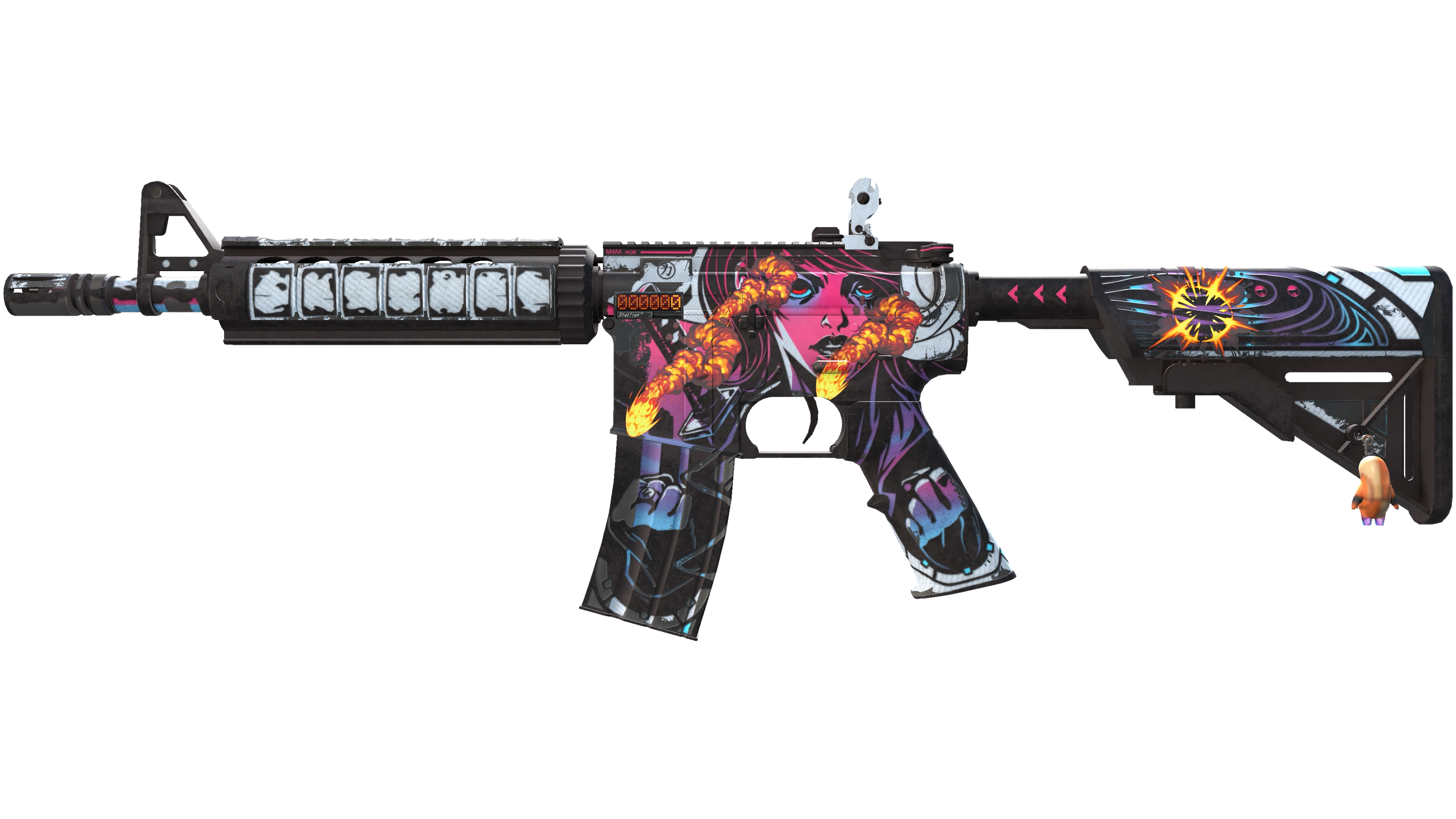 StatTrak™ M4A4 | Neo-Noir (Well-Worn)