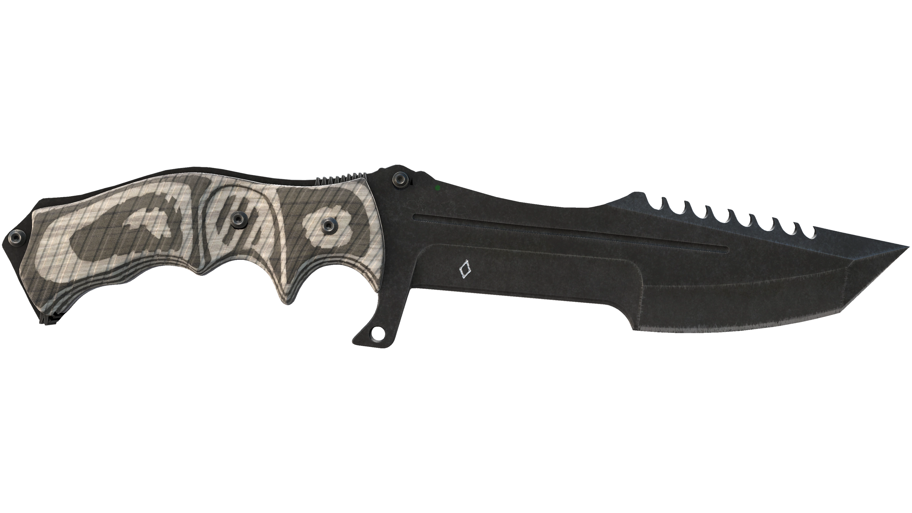 ★ StatTrak™ Huntsman Knife | Black Laminate (Field-Tested) thumbnail