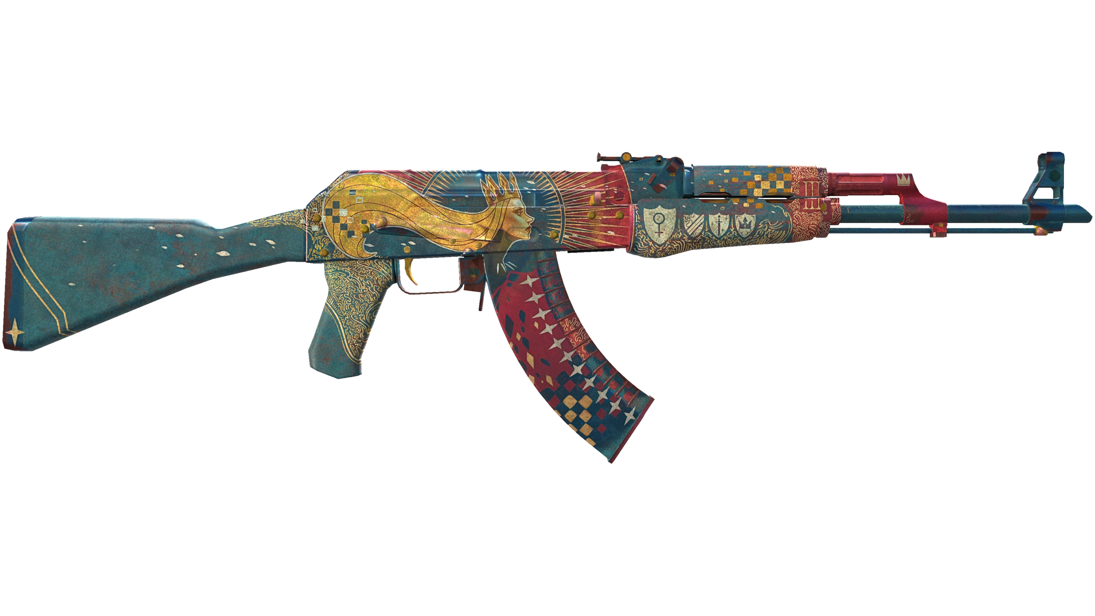 Vorschau von StatTrak™ AK-47 | The Empress (Battle-Scarred)