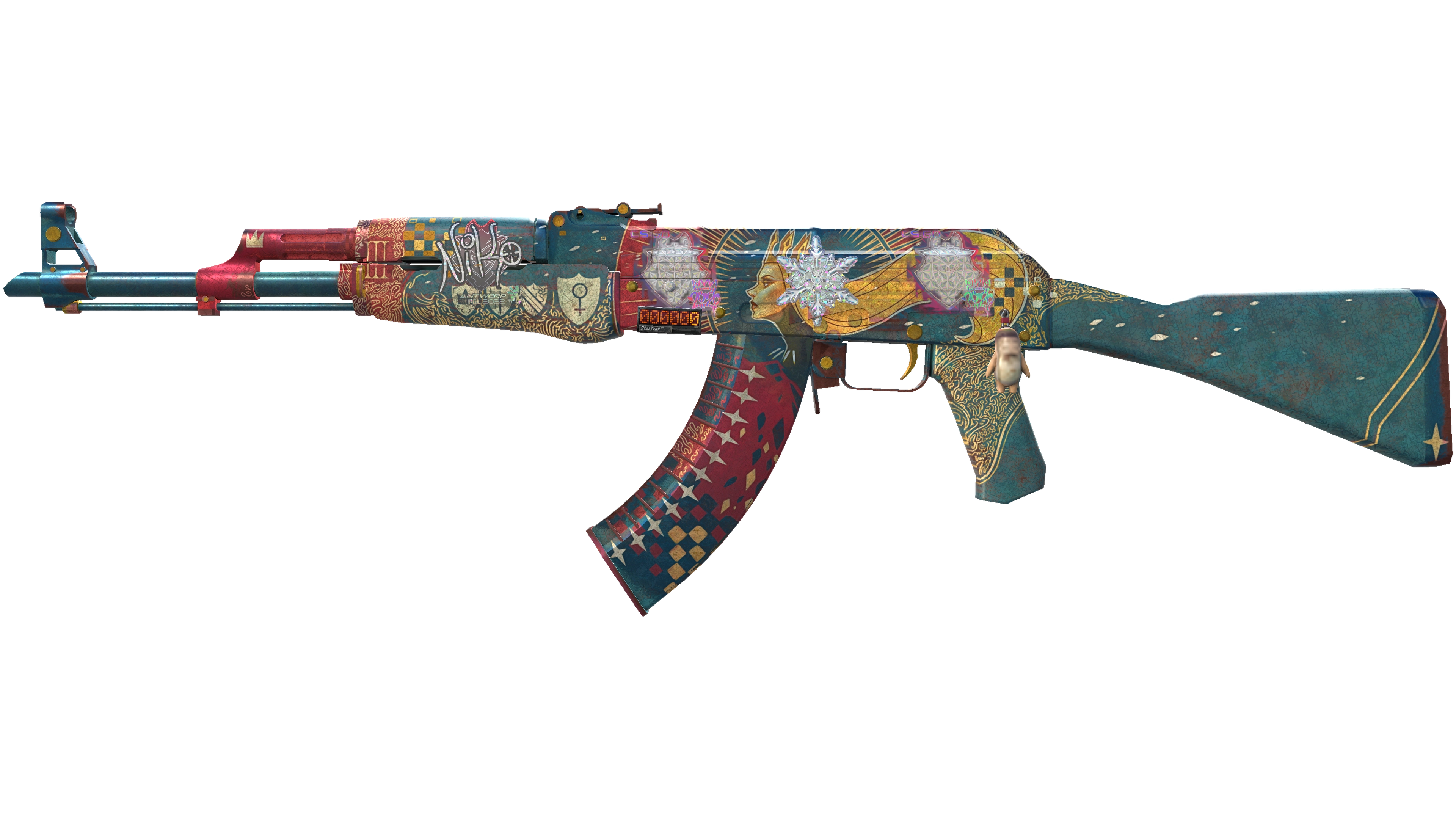 Vorschau von StatTrak™ AK-47 | The Empress (Battle-Scarred)