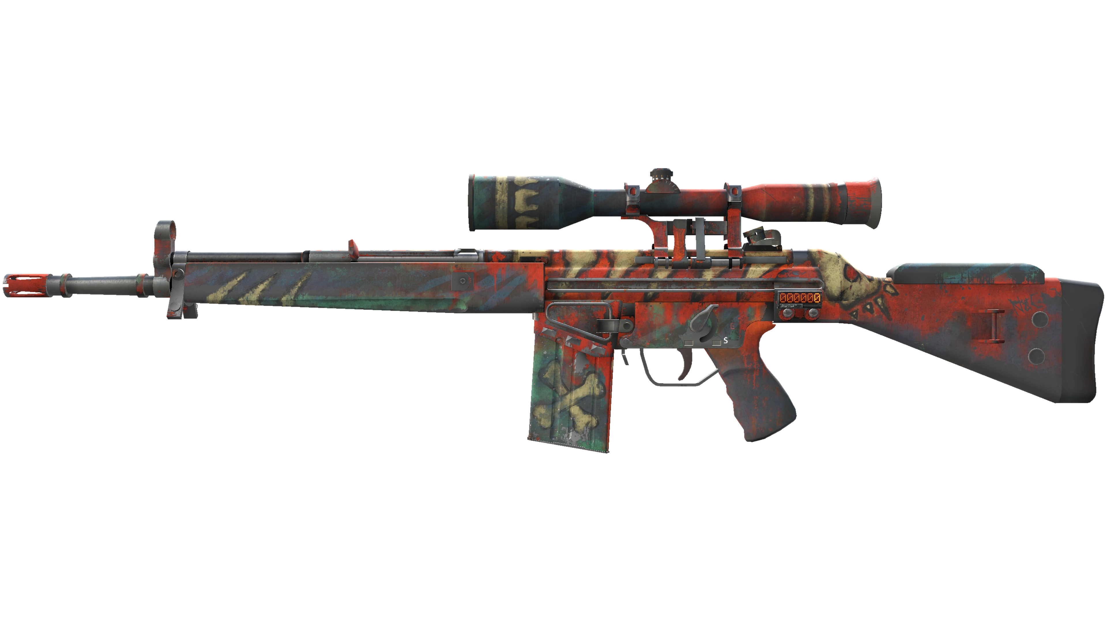 StatTrak™ G3SG1 | The Executioner (Well-Worn)