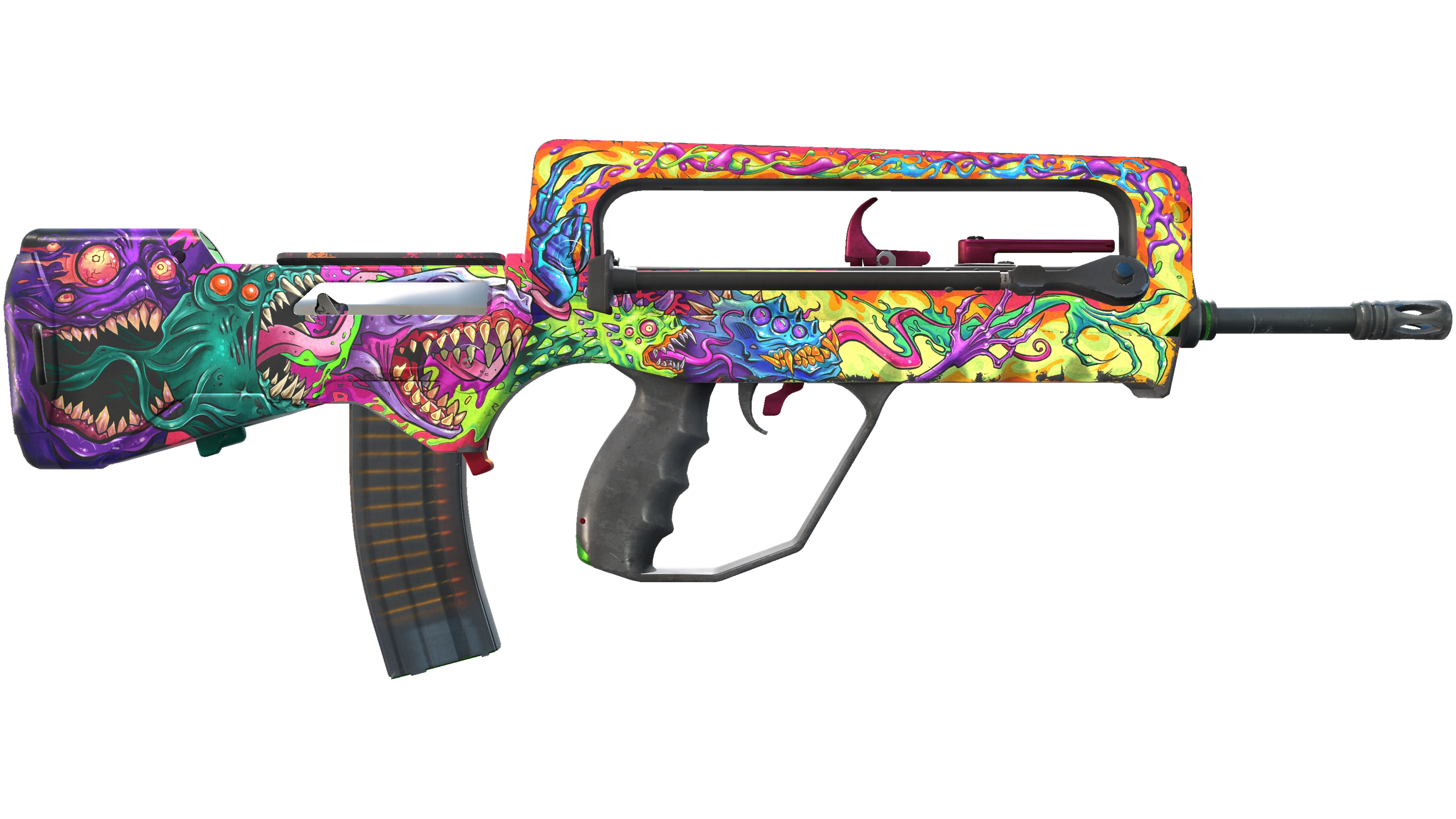StatTrak™ FAMAS | Bad Trip (Well-Worn) thumbnail
