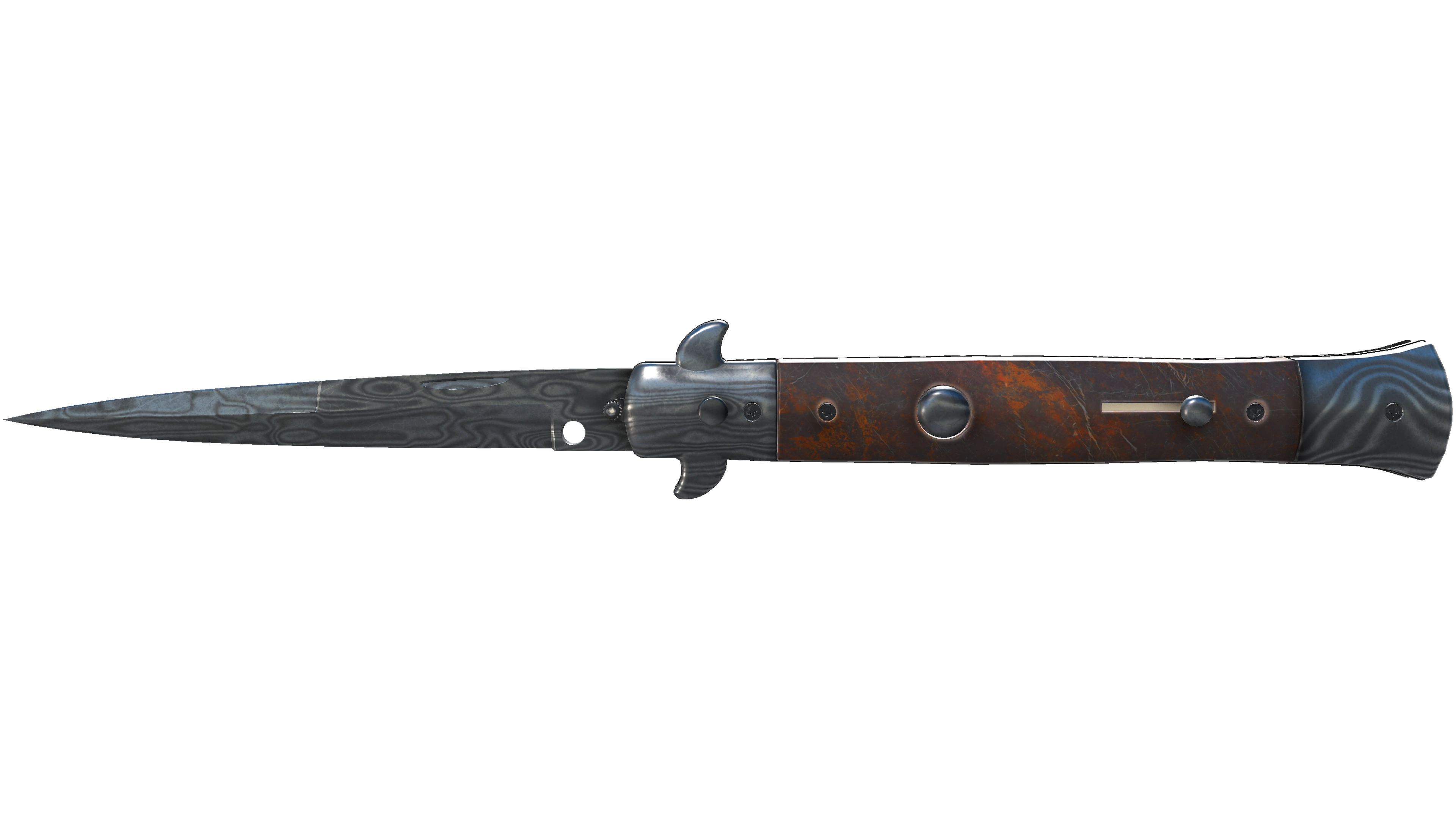 ★ Stiletto Knife | Damascus Steel (Battle-Scarred) thumbnail