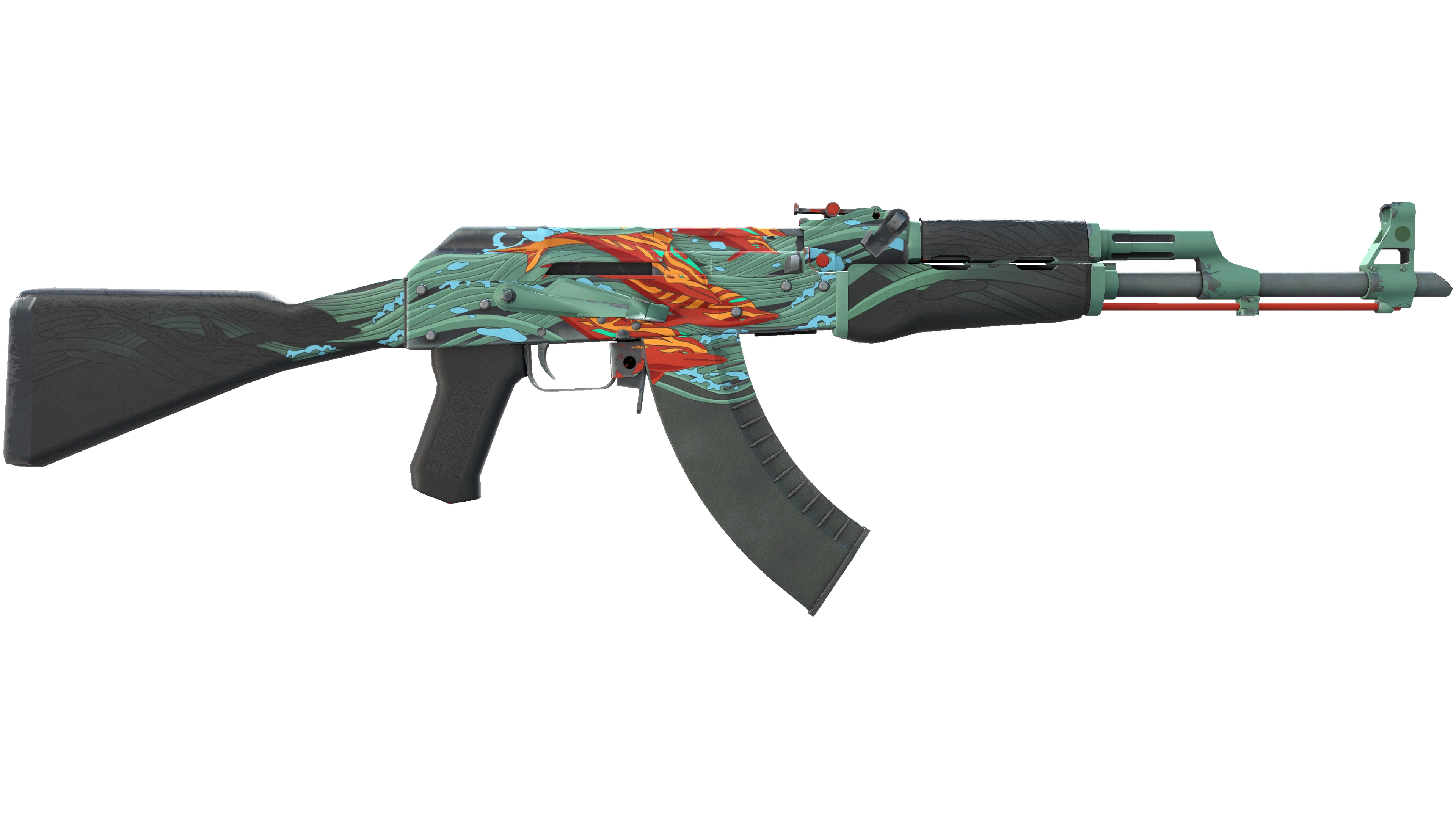 StatTrak™ AK-47 | Aquamarine Revenge (Minimal Wear) thumbnail