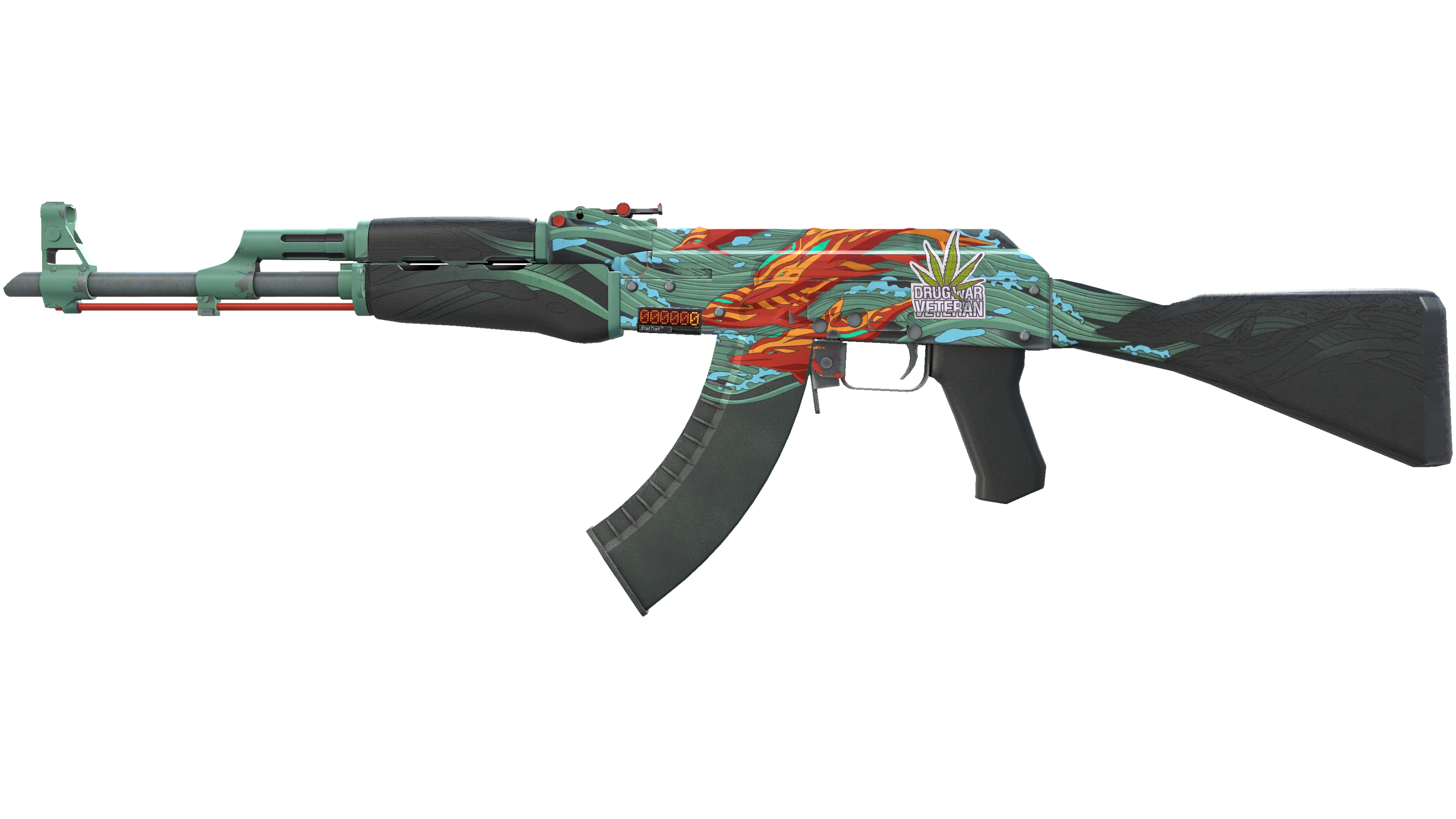 StatTrak™ AK-47 | Aquamarine Revenge (Minimal Wear)