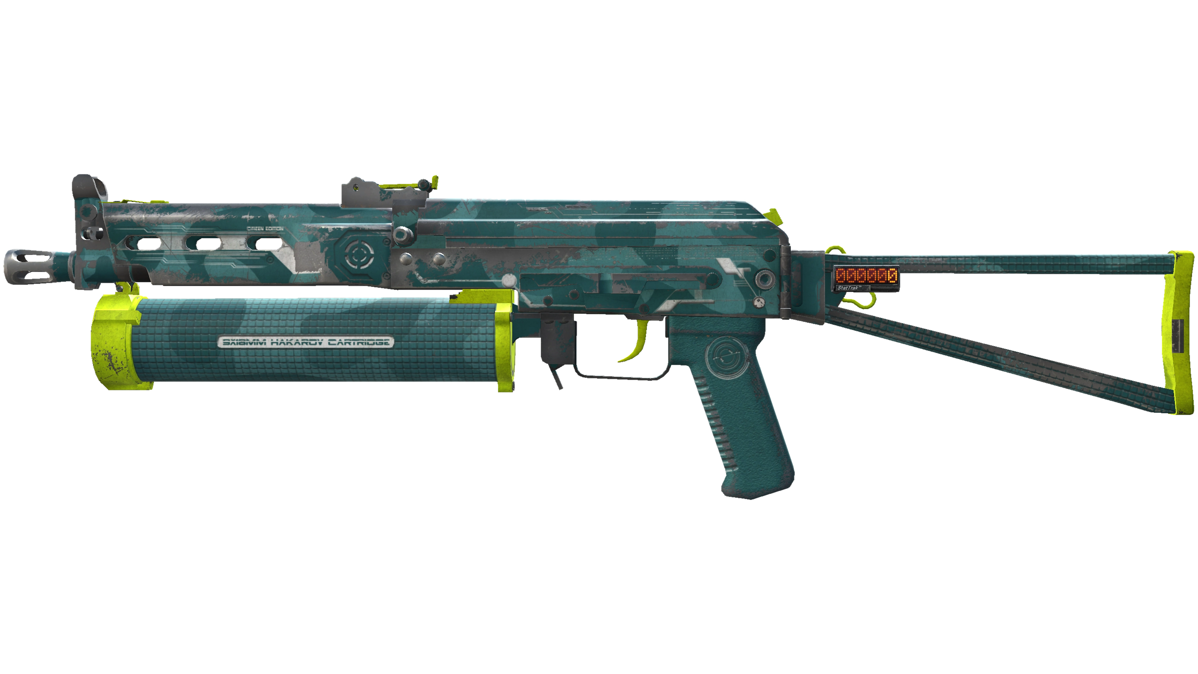 StatTrak™ PP-Bizon | Photic Zone (Well-Worn)