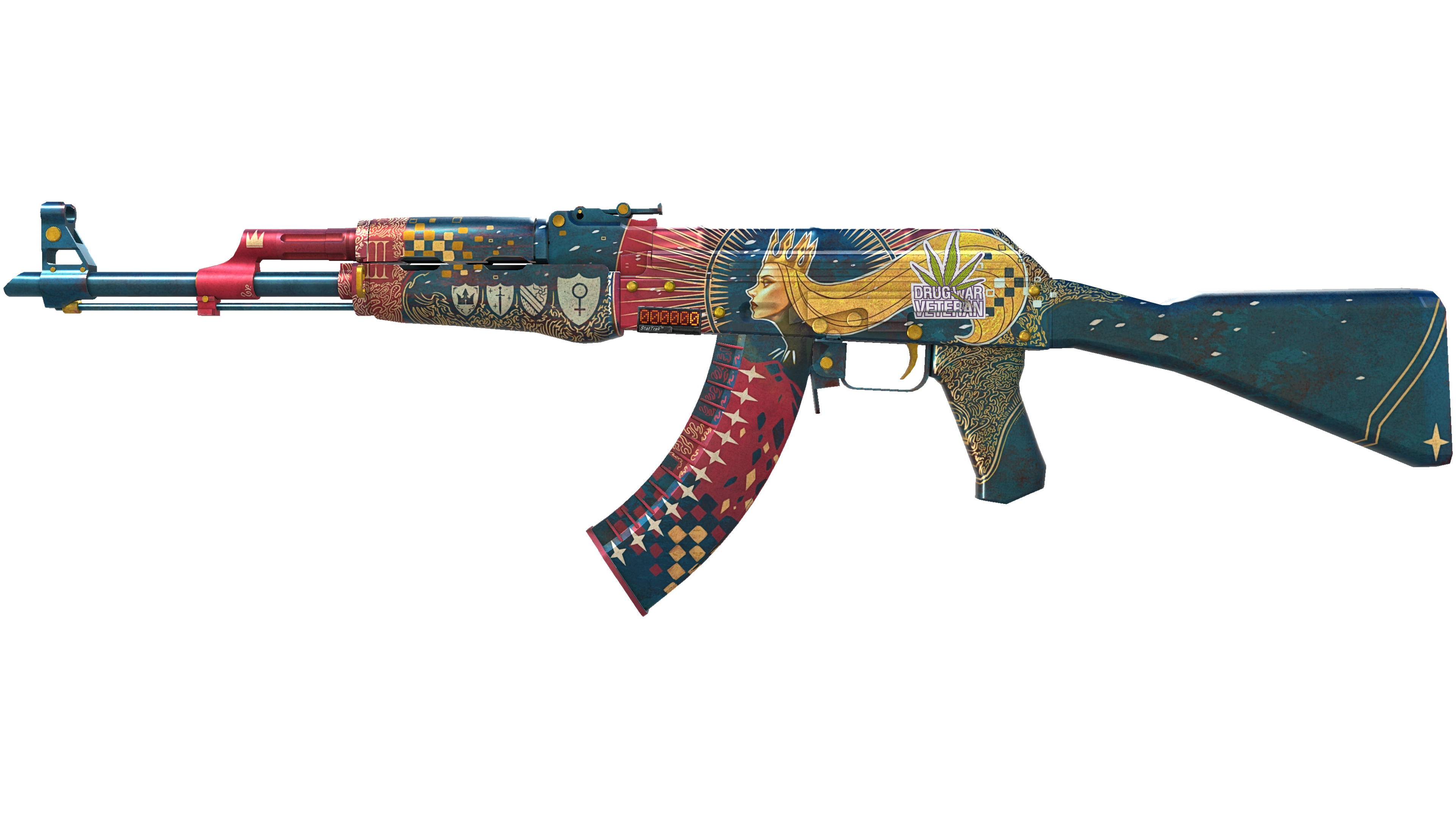 StatTrak™ AK-47 | The Empress (Well-Worn) thumbnail