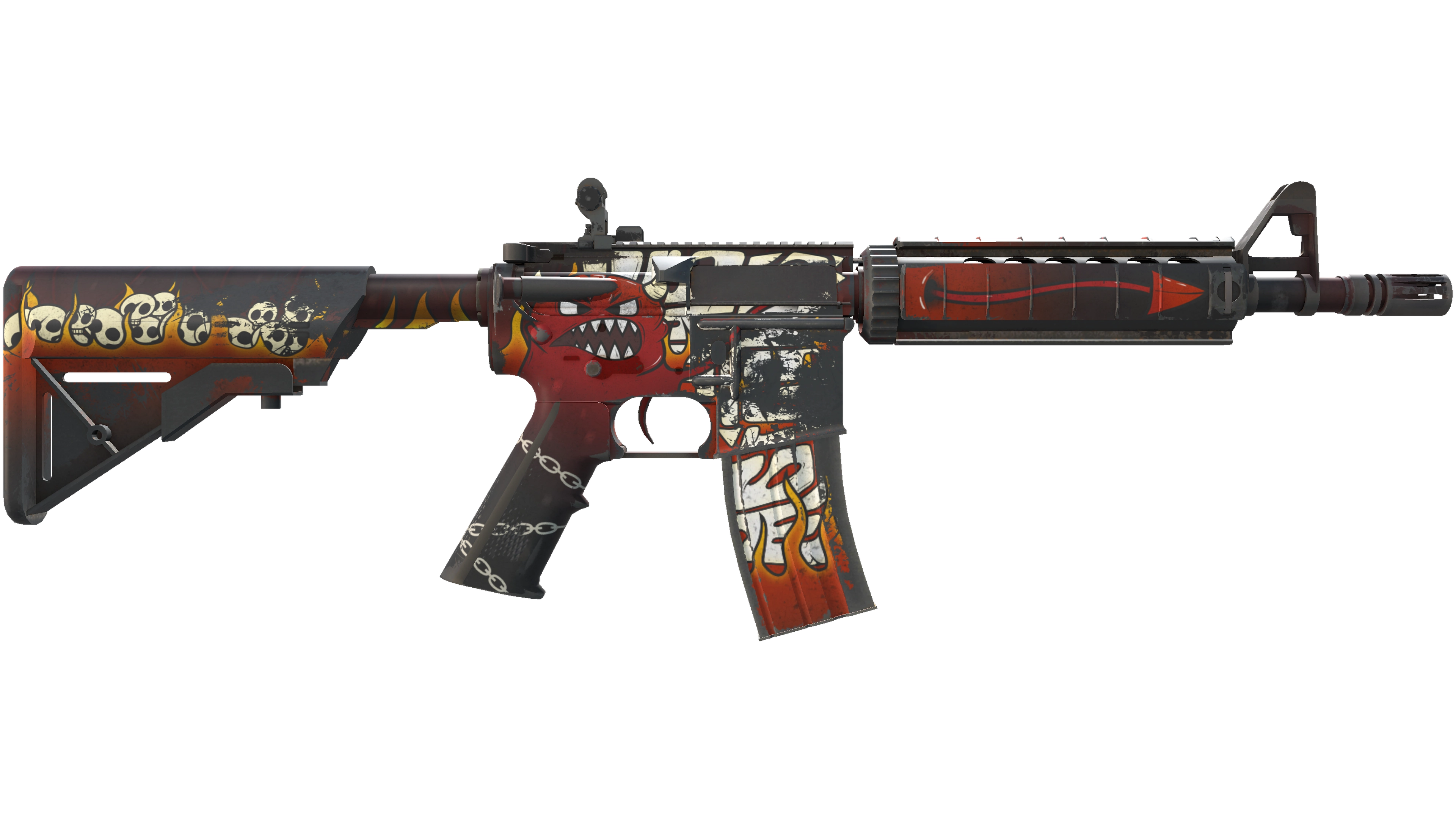M4A4 | Hellfire (Field-Tested) thumbnail