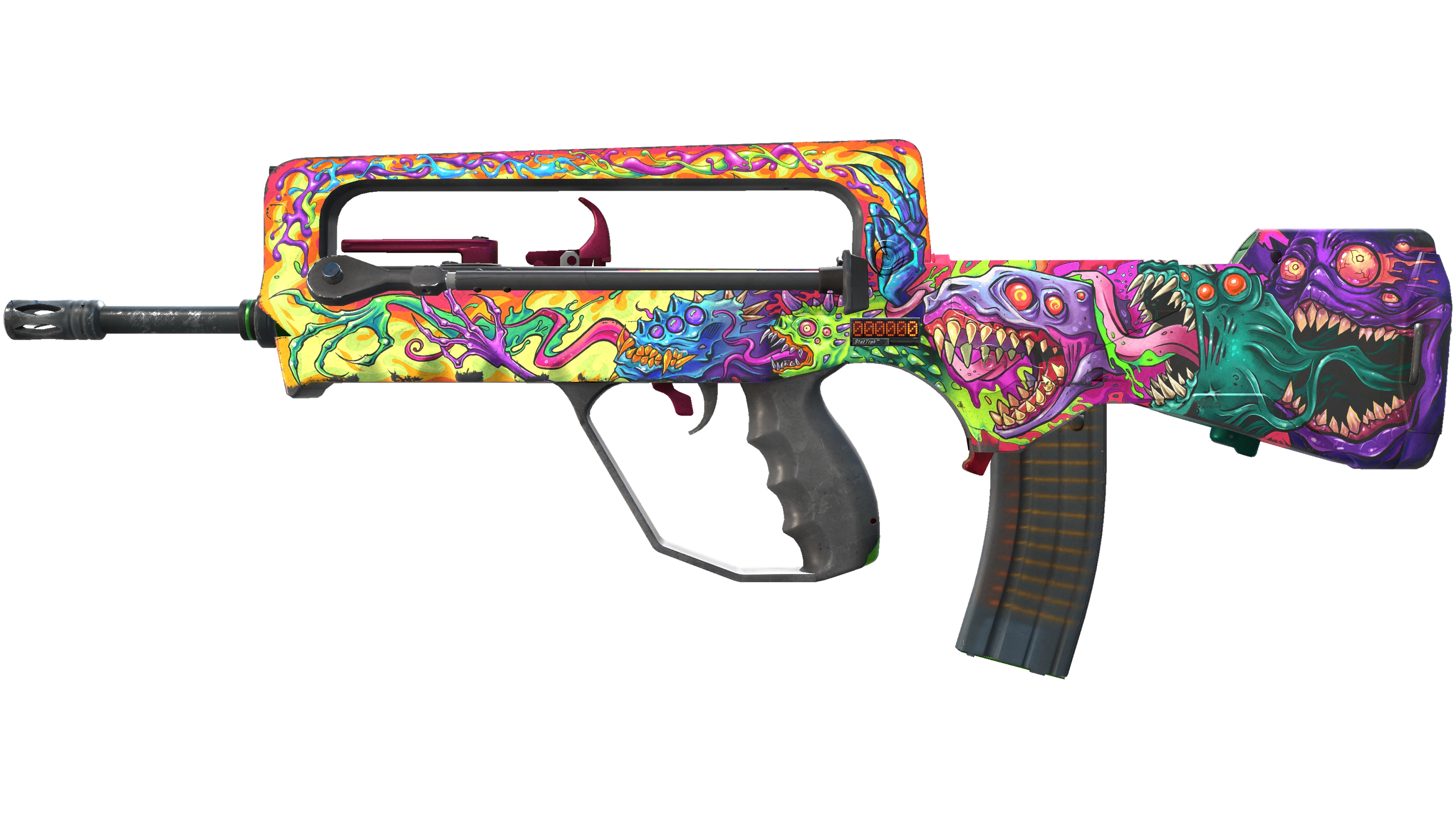 StatTrak™ FAMAS | Bad Trip (Well-Worn)