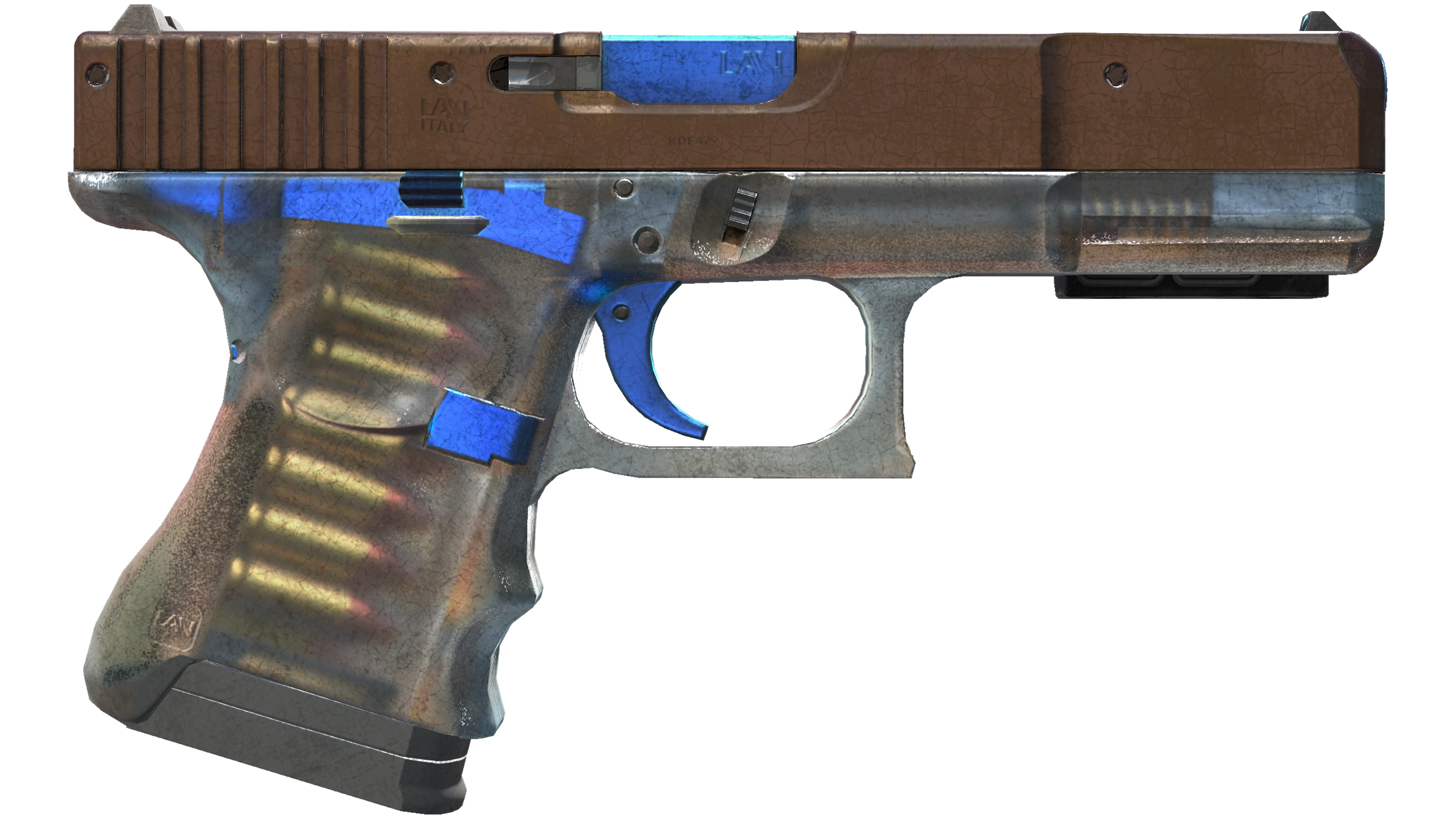 StatTrak™ Glock-18 | Clear Polymer (Battle-Scarred) thumbnail