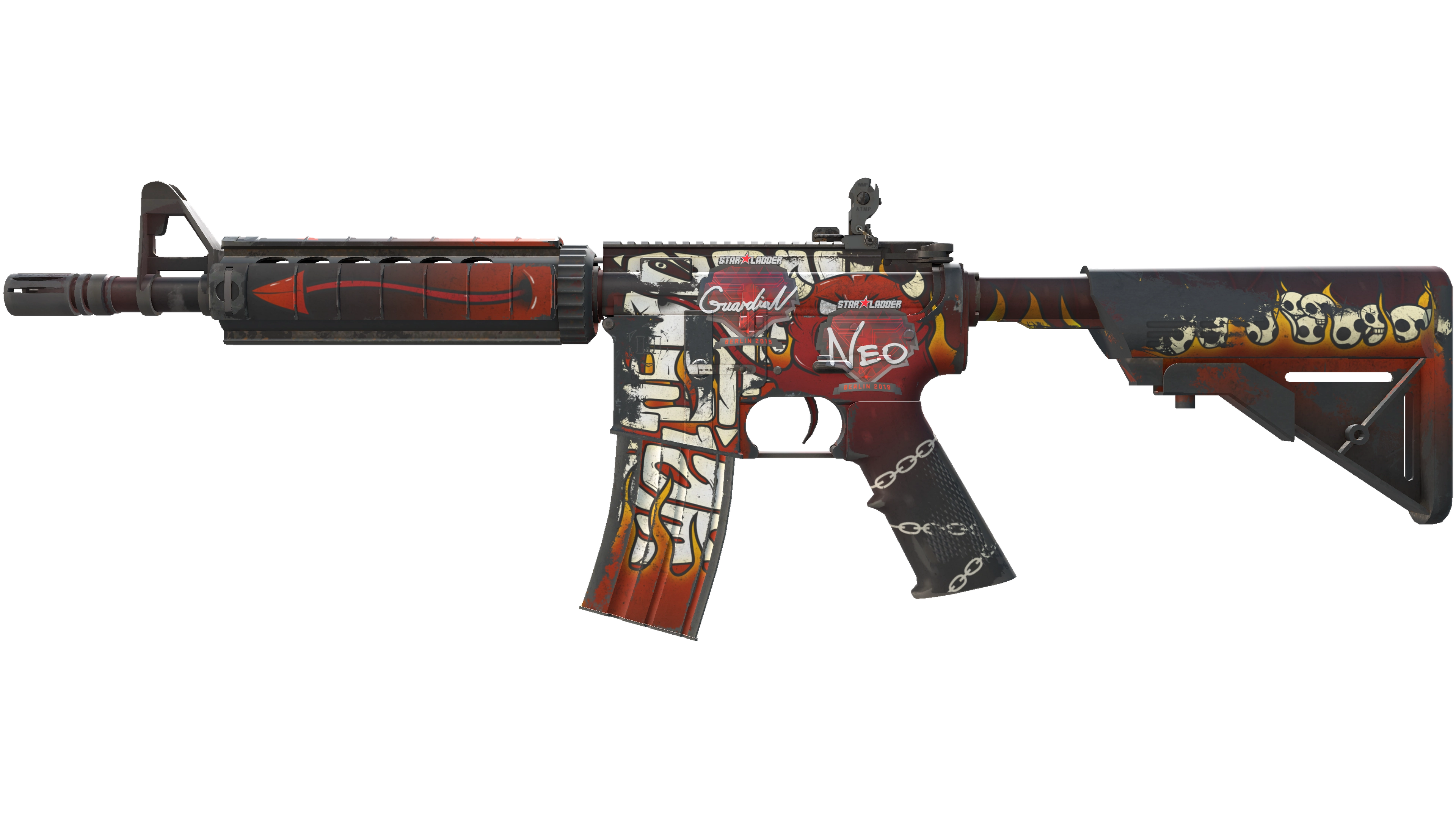M4A4 | Hellfire (Field-Tested)