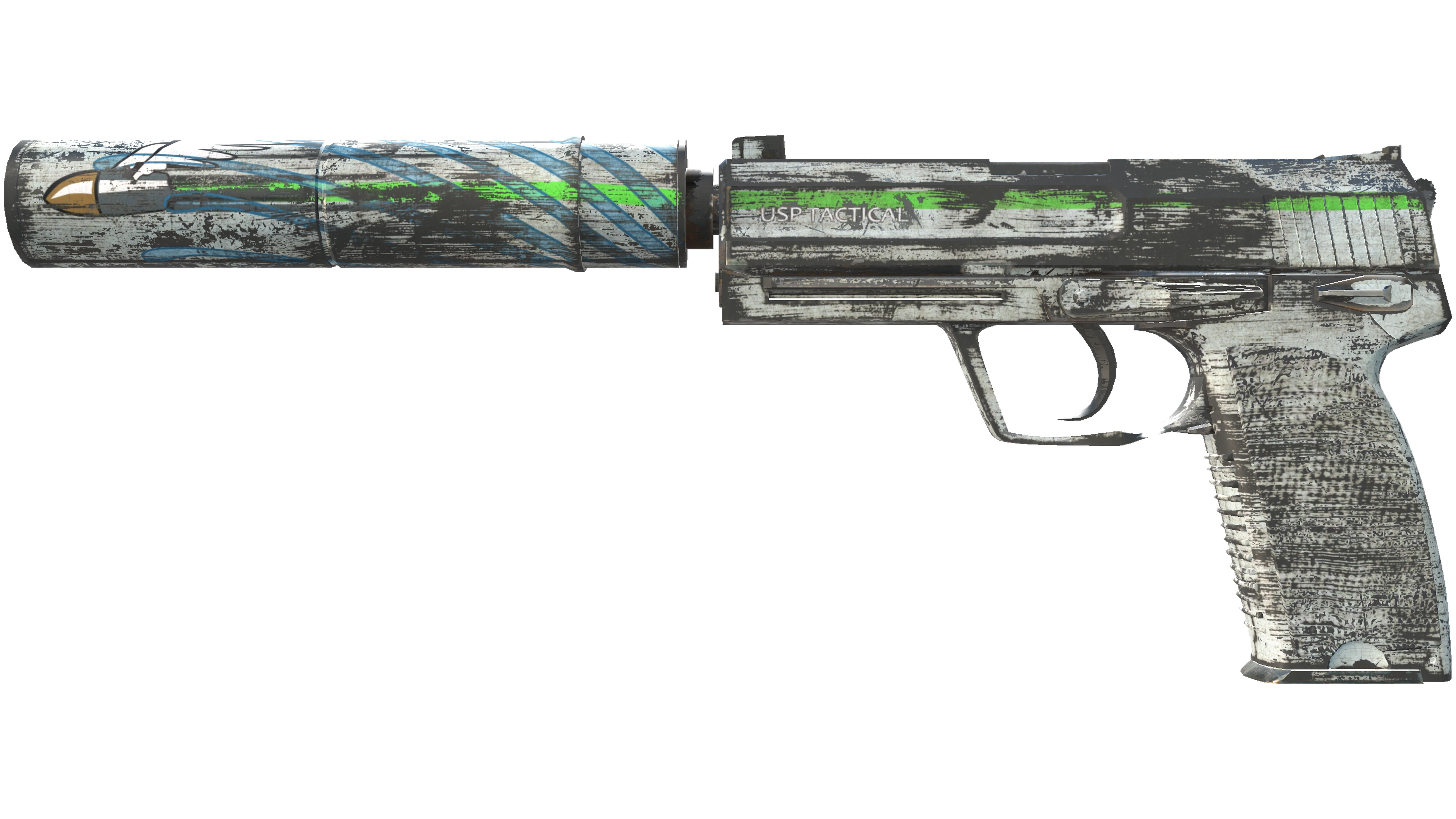 USP-S | Road Rash (Battle-Scarred)