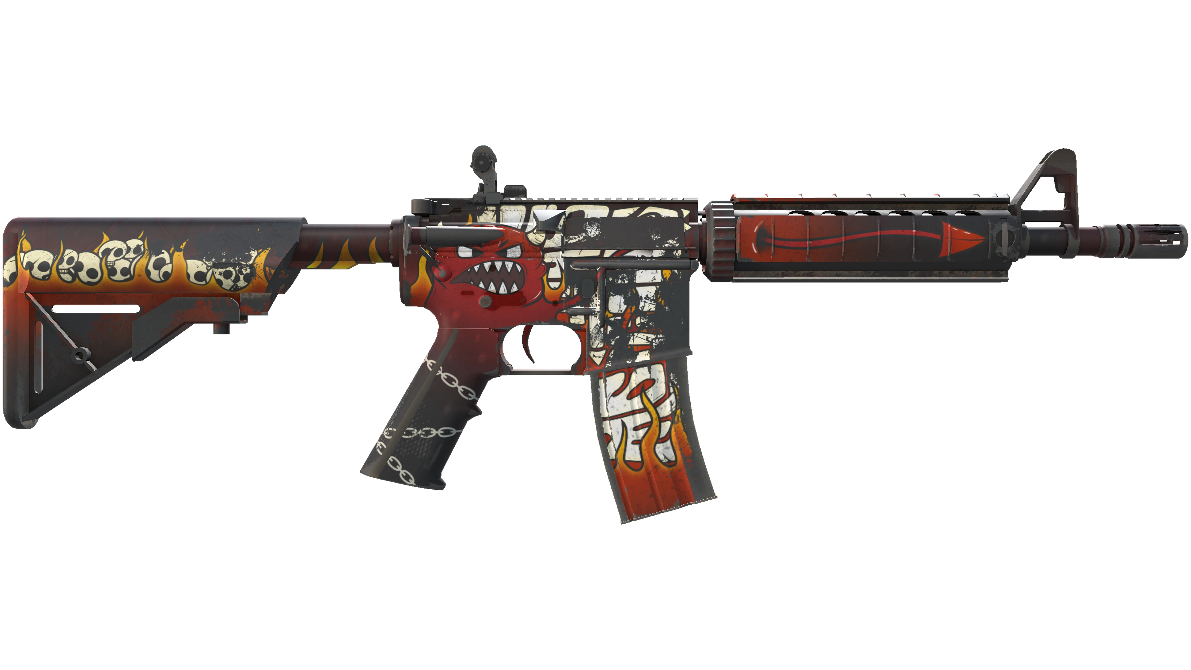 M4A4 | Hellfire (Field-Tested) thumbnail
