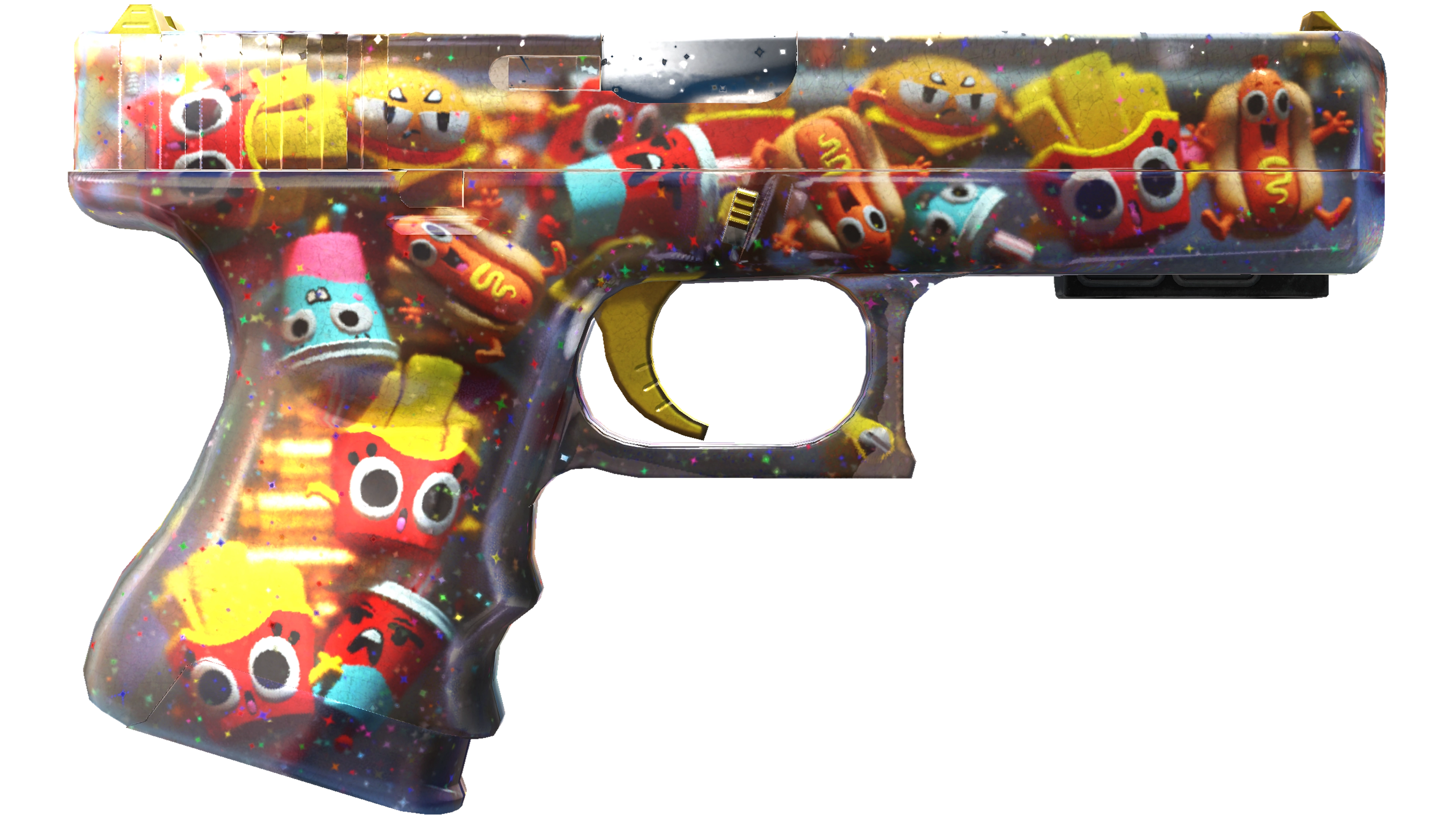 StatTrak™ Glock-18 | Snack Attack (Well-Worn) thumbnail