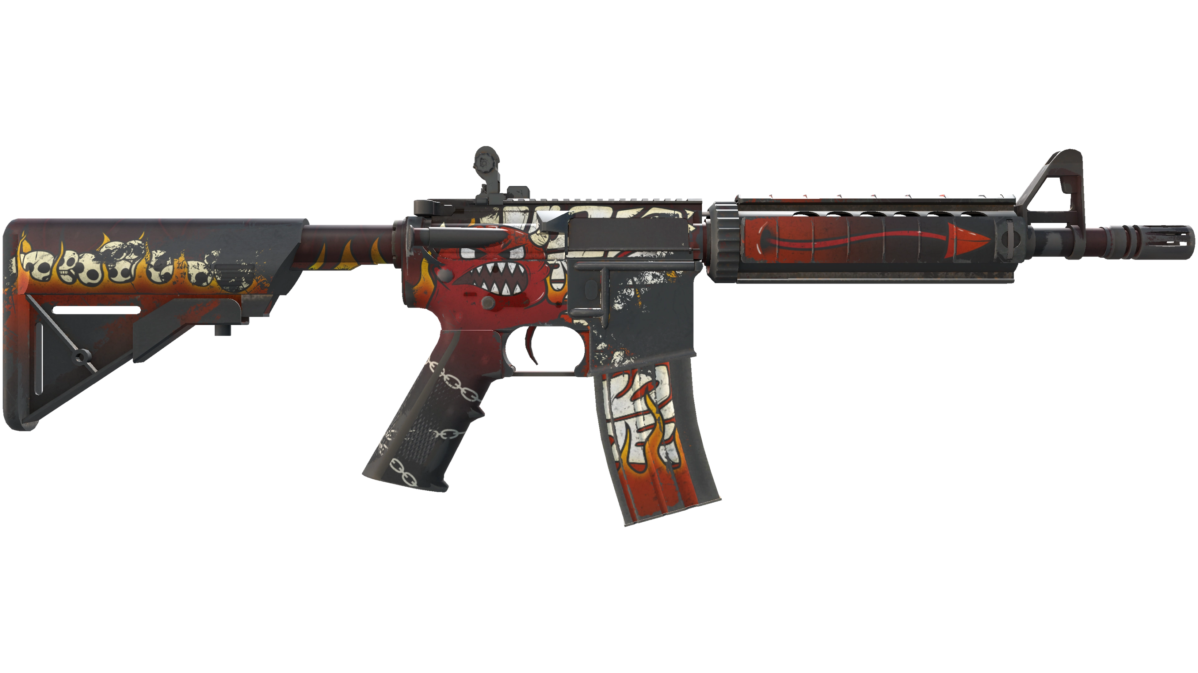 M4A4 | Hellfire (Field-Tested) thumbnail