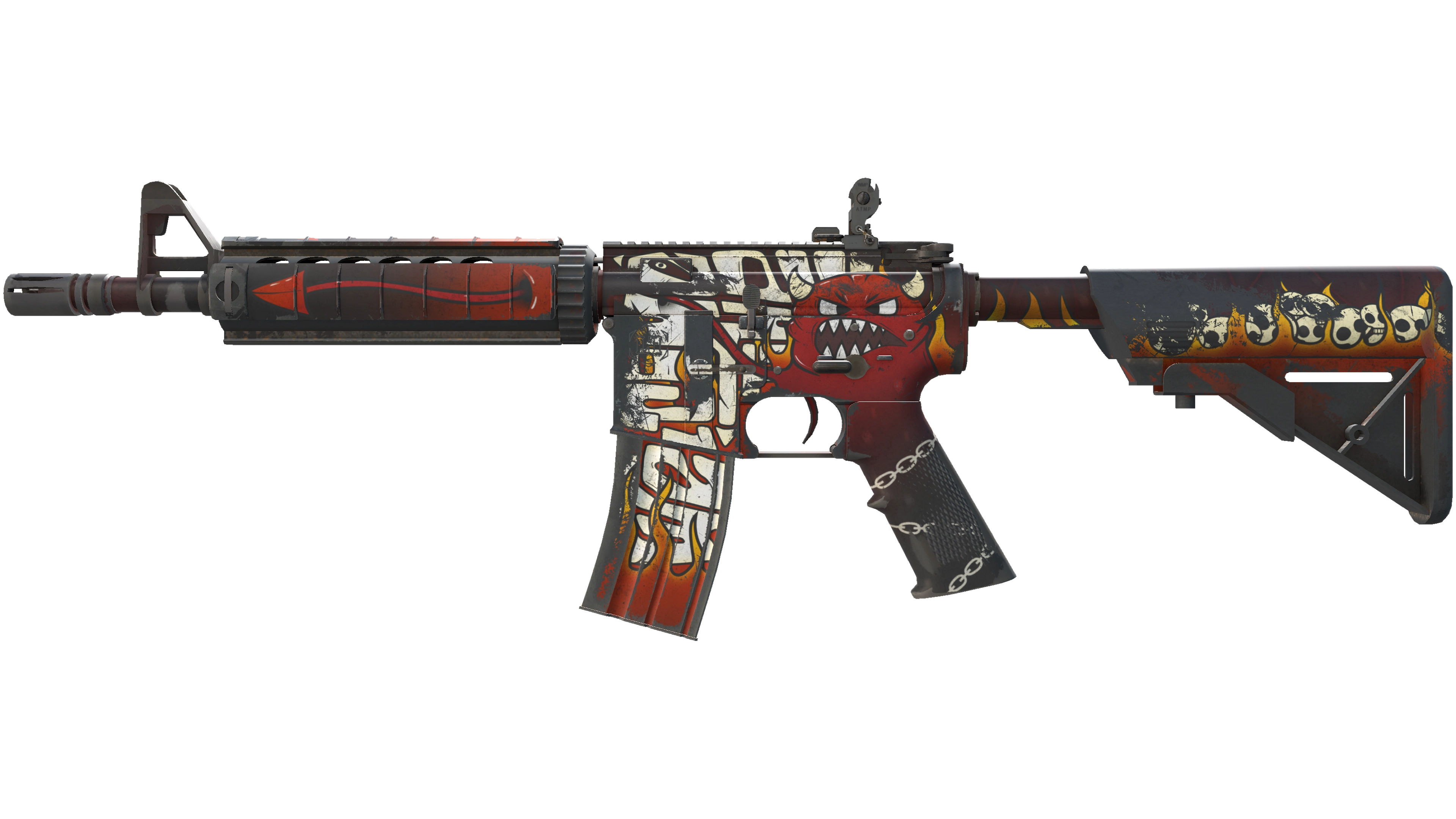 M4A4 | Hellfire (Field-Tested)
