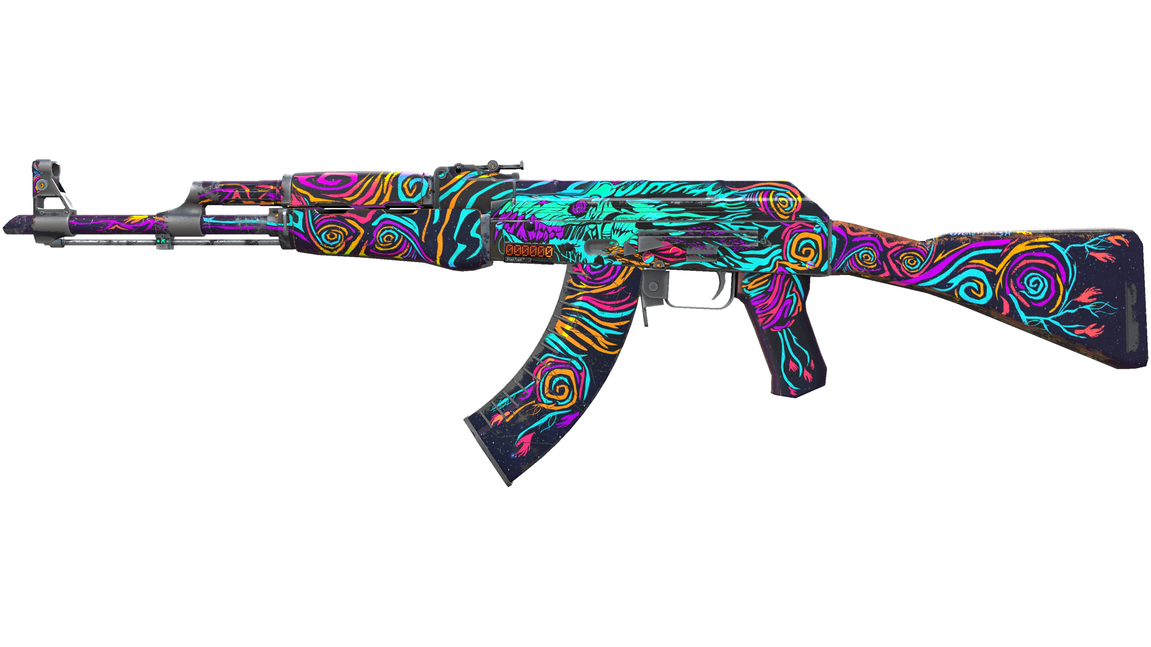 StatTrak™ AK-47 | Nightwish (Well-Worn) thumbnail