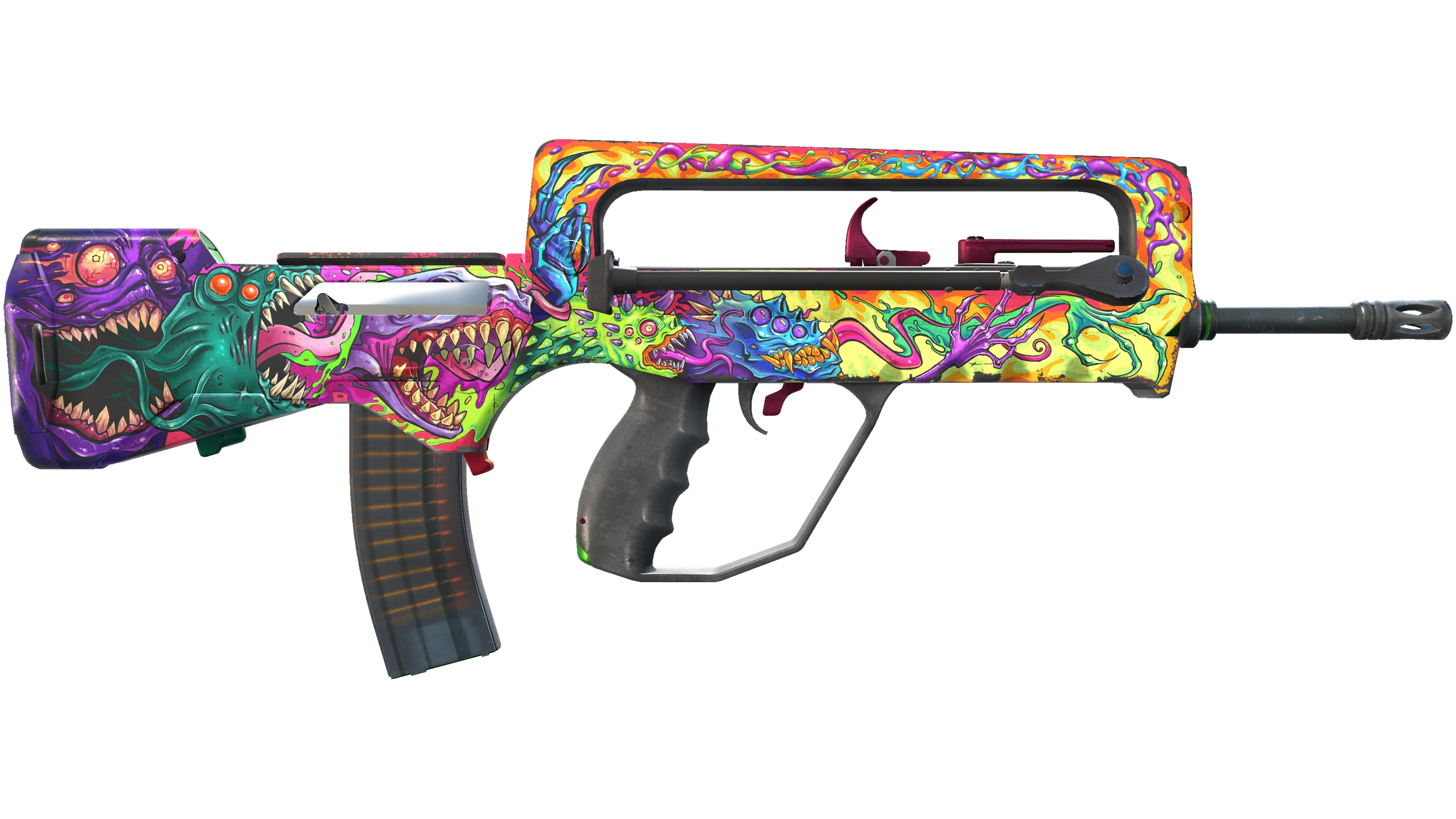 StatTrak™ FAMAS | Bad Trip (Well-Worn) thumbnail