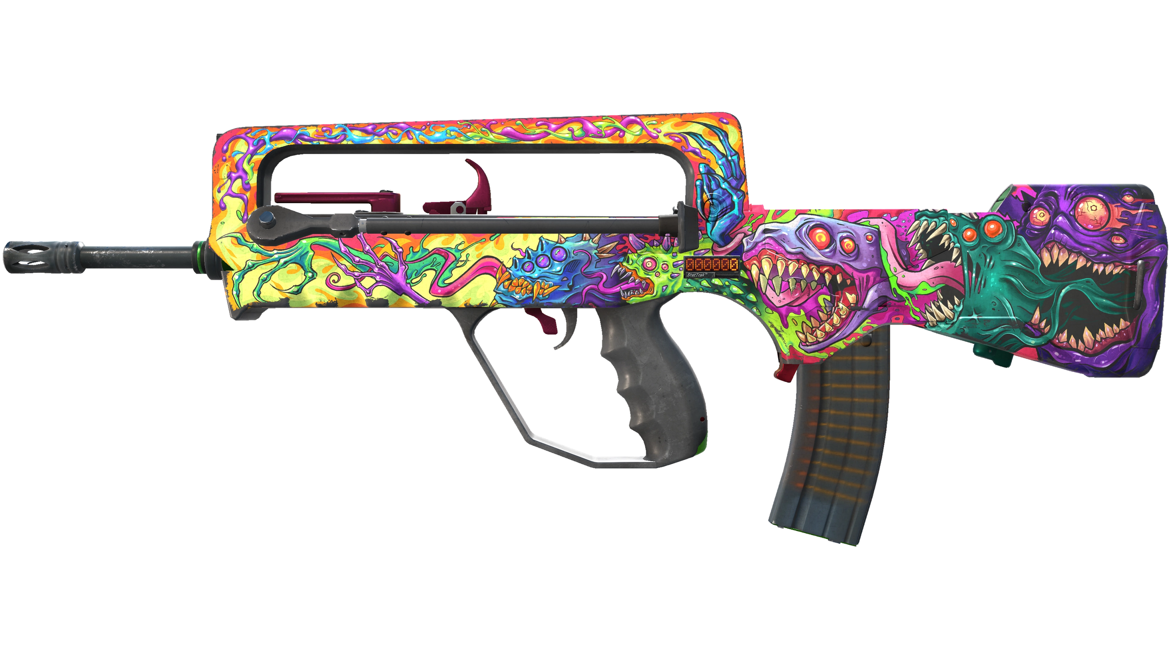 StatTrak™ FAMAS | Bad Trip (Well-Worn)