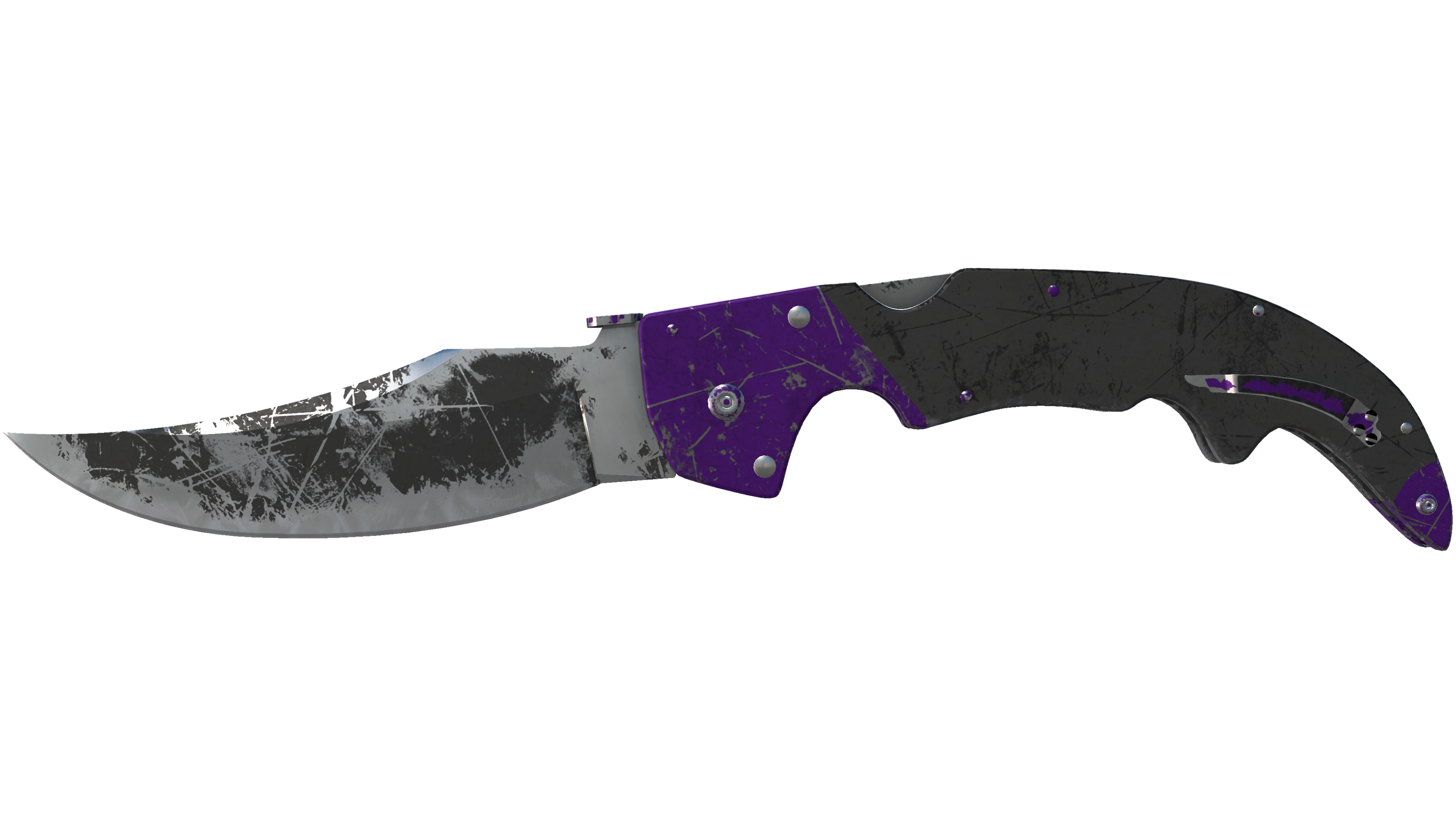Miniature de ★ StatTrak™ Falchion Knife | Ultraviolet (Battle-Scarred)