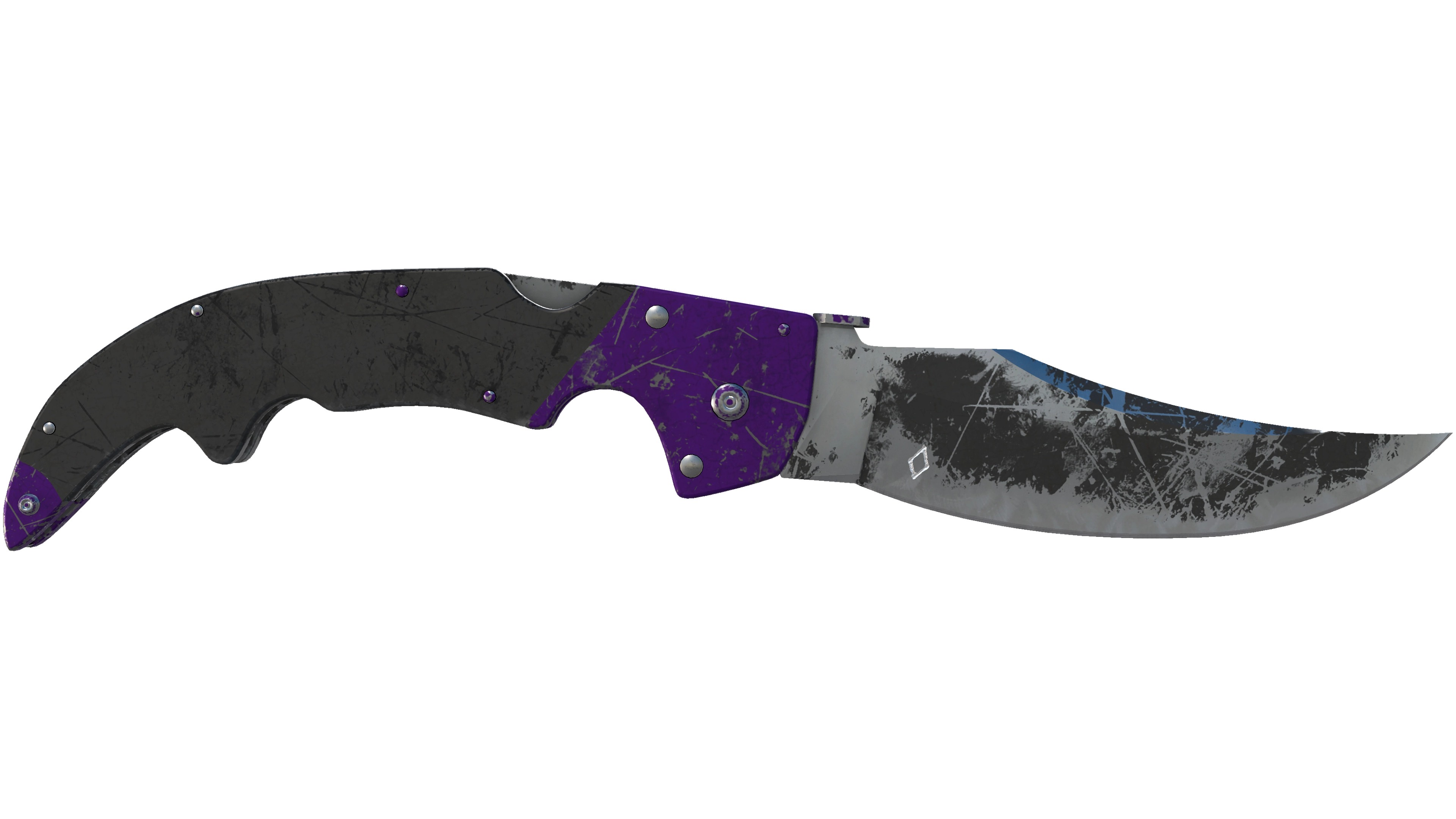 ★ StatTrak™ Falchion Knife | Ultraviolet (Battle-Scarred)
