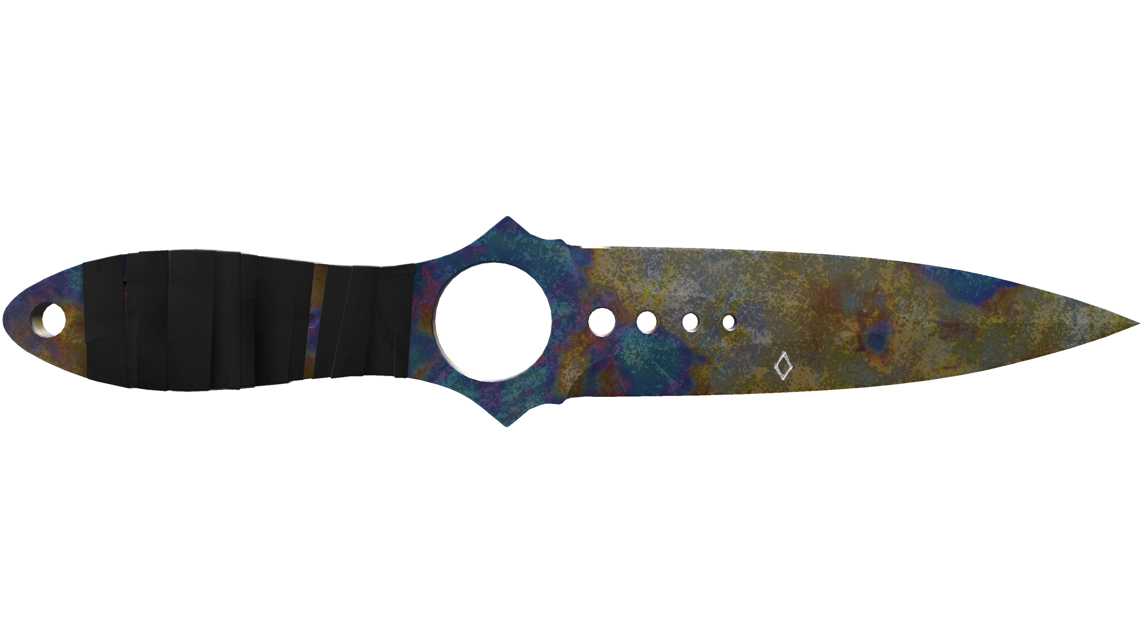 ★ StatTrak™ Skeleton Knife | Case Hardened (Battle-Scarred)