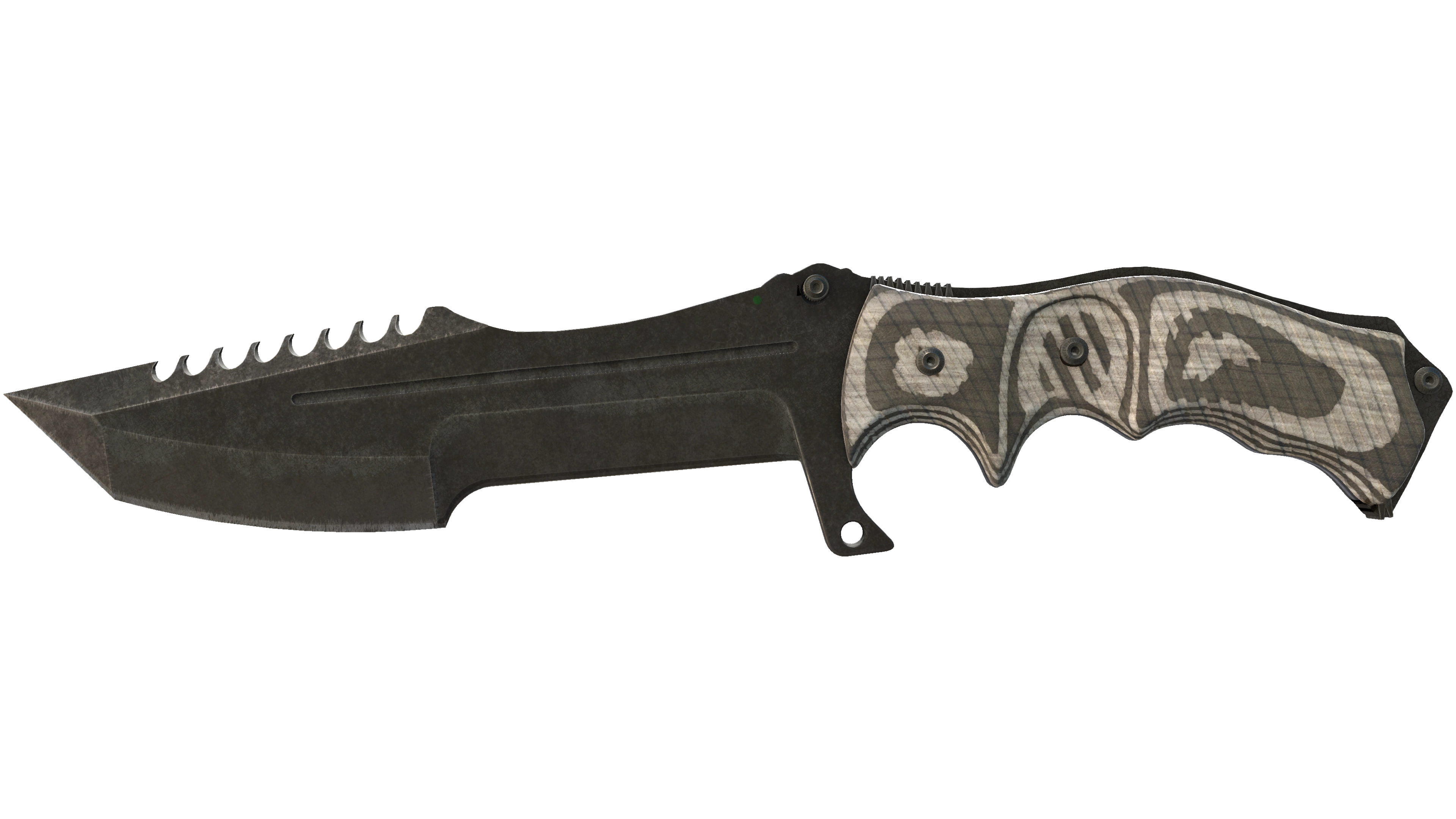 ★ StatTrak™ Huntsman Knife | Black Laminate (Battle-Scarred) thumbnail