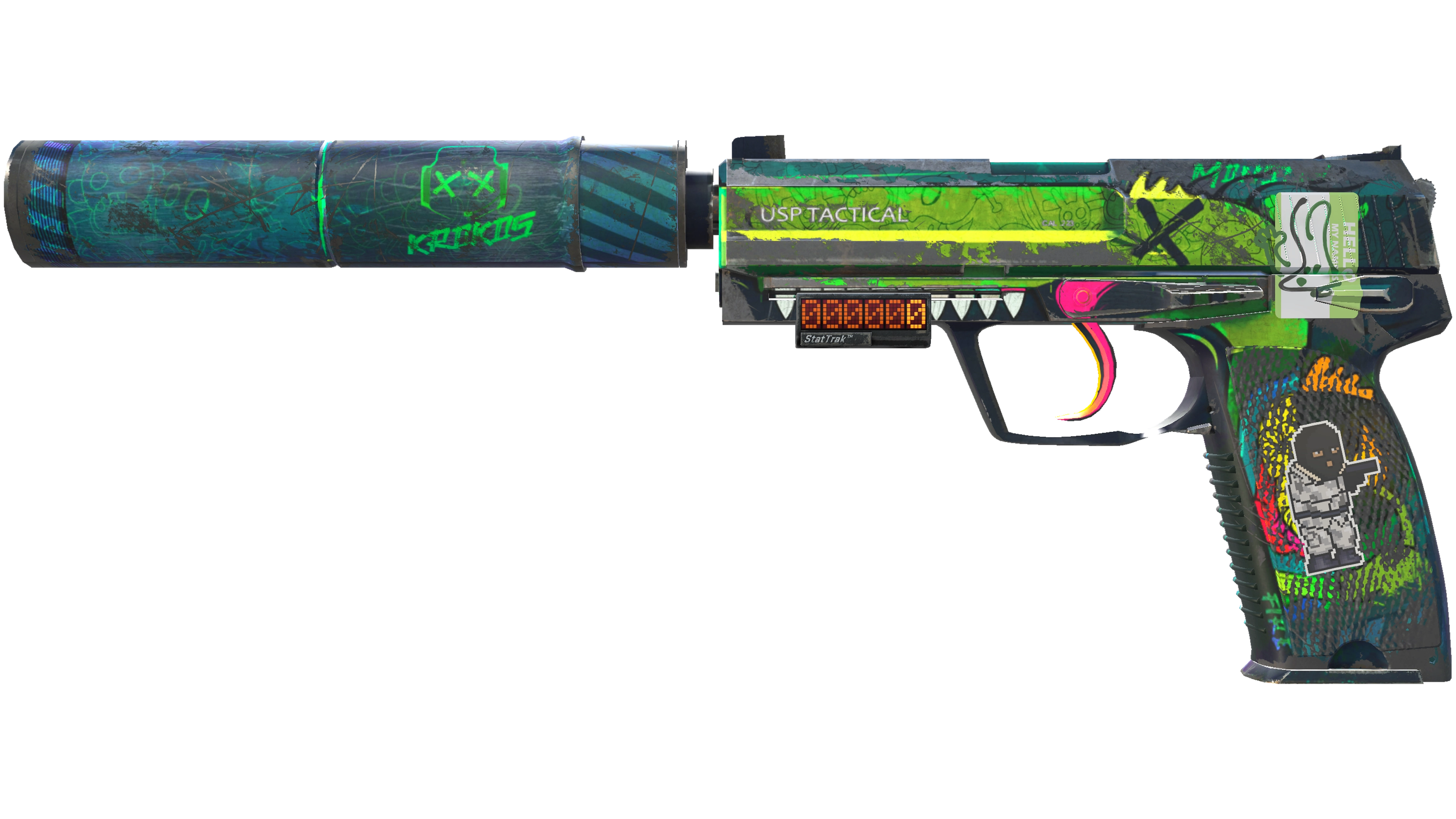 StatTrak™ USP-S | Monster Mashup (Well-Worn)