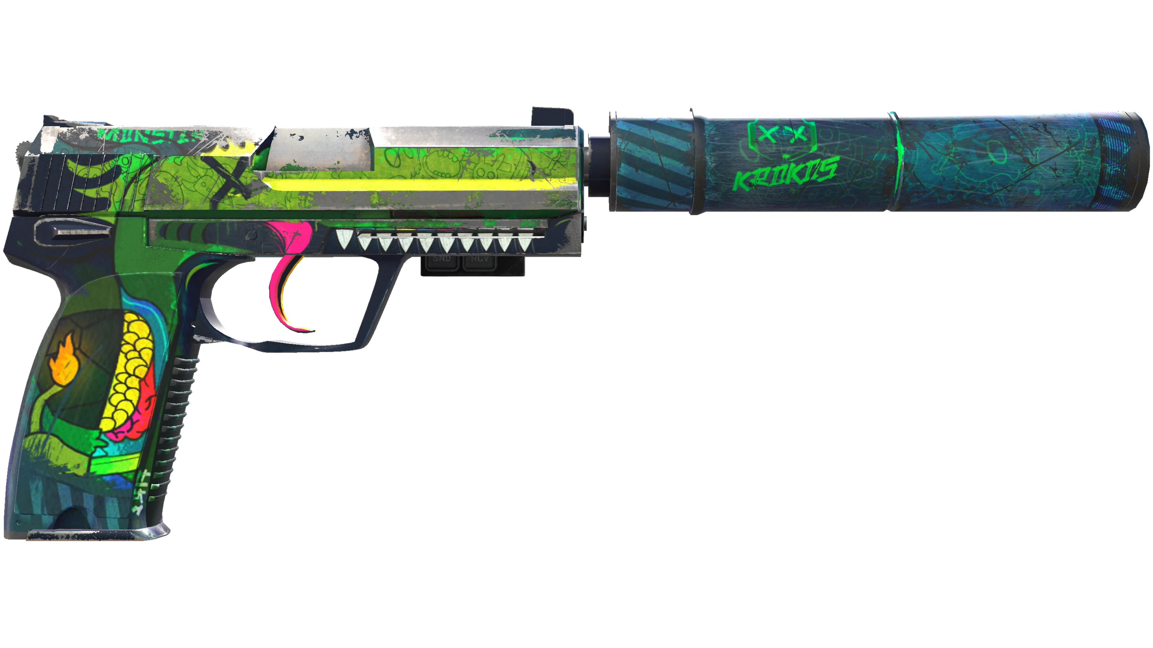 StatTrak™ USP-S | Monster Mashup (Well-Worn) thumbnail