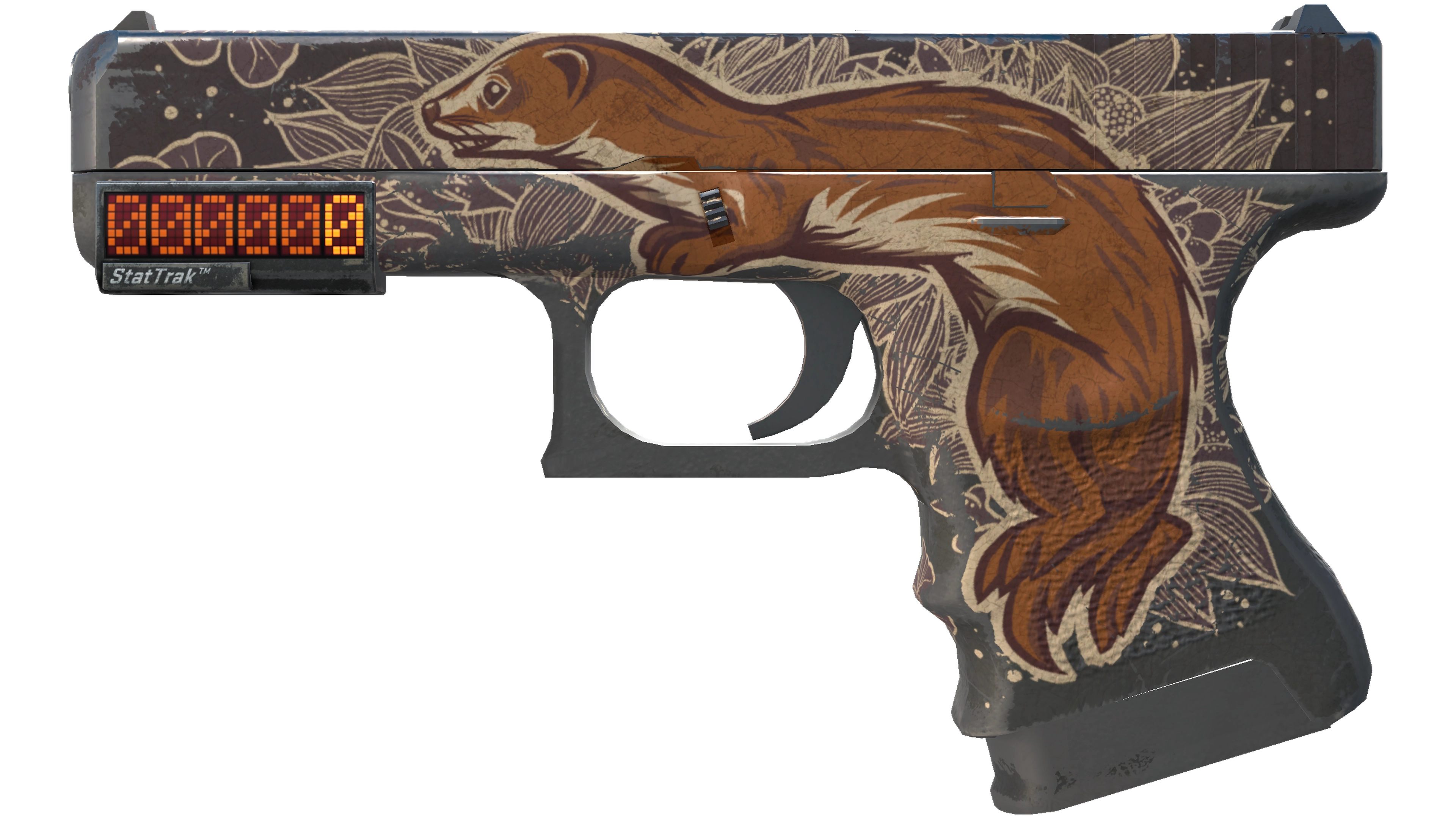 StatTrak™ Glock-18 | Weasel (Battle-Scarred) thumbnail