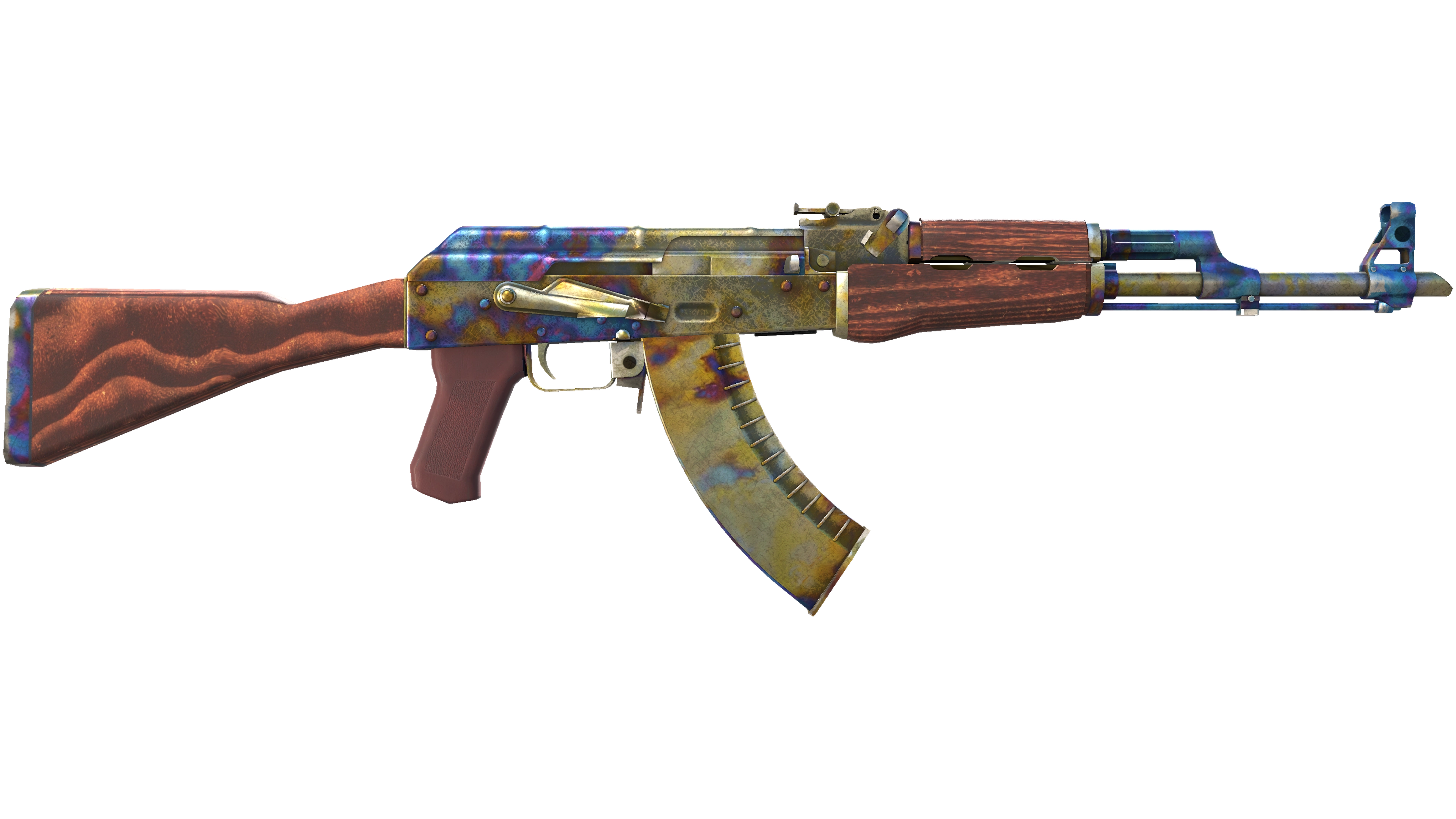 StatTrak™ AK-47 | Case Hardened (Battle-Scarred) thumbnail