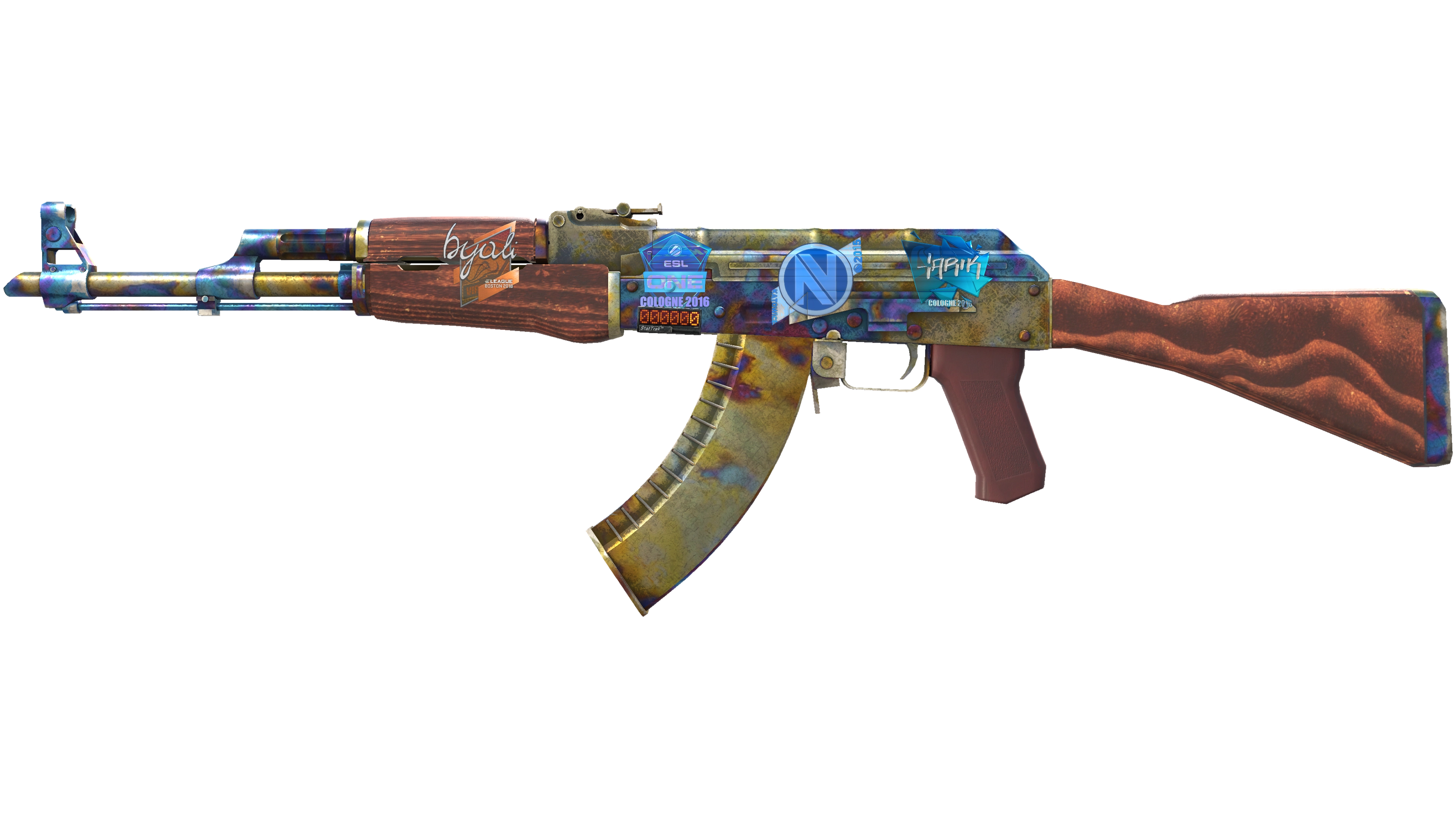 StatTrak™ AK-47 | Case Hardened (Battle-Scarred)