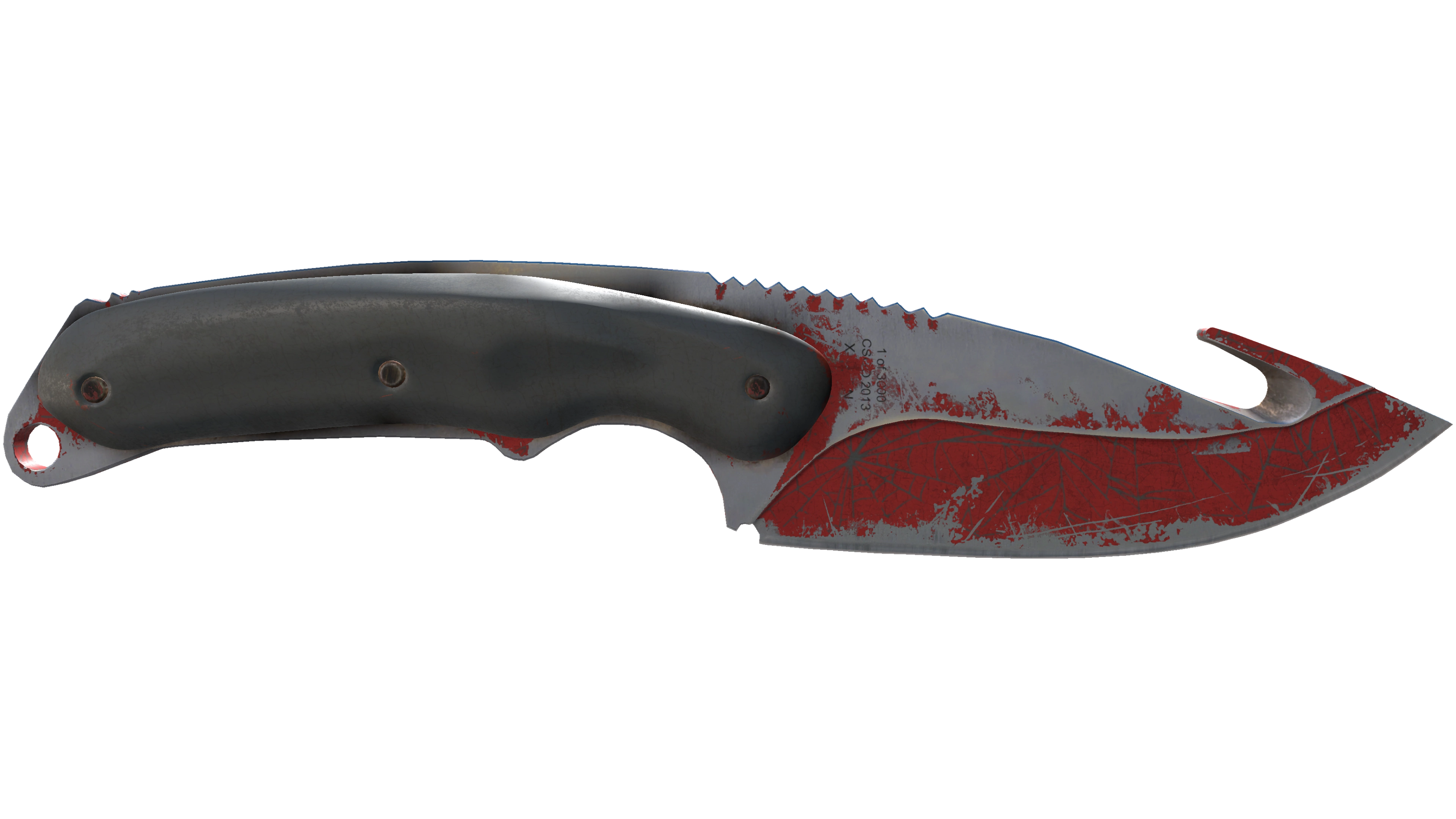 ★ StatTrak™ Gut Knife | Crimson Web (Battle-Scarred)