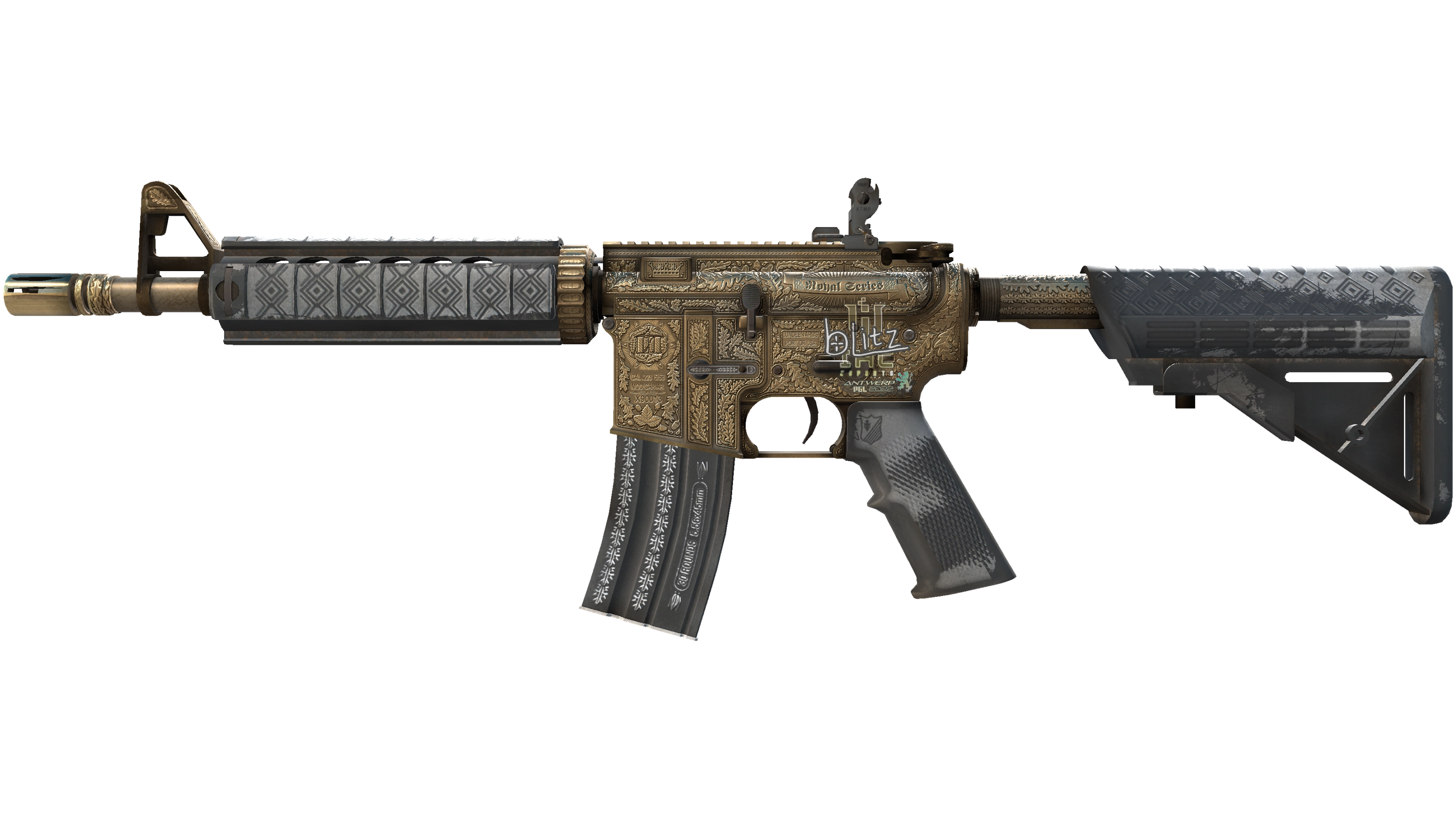 M4A4 | Royal Paladin (Well-Worn)