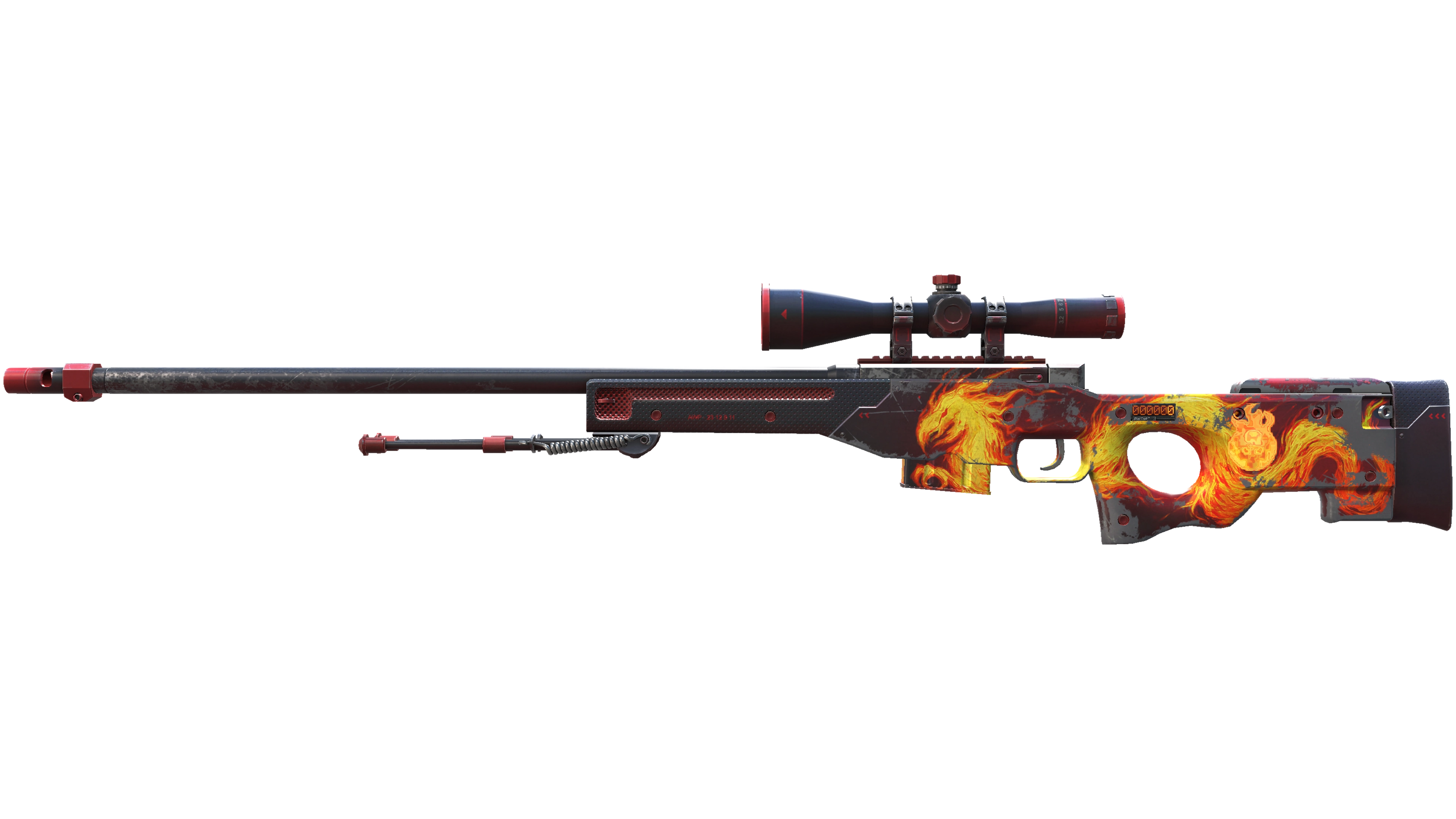 StatTrak™ AWP | Wildfire (Well-Worn)