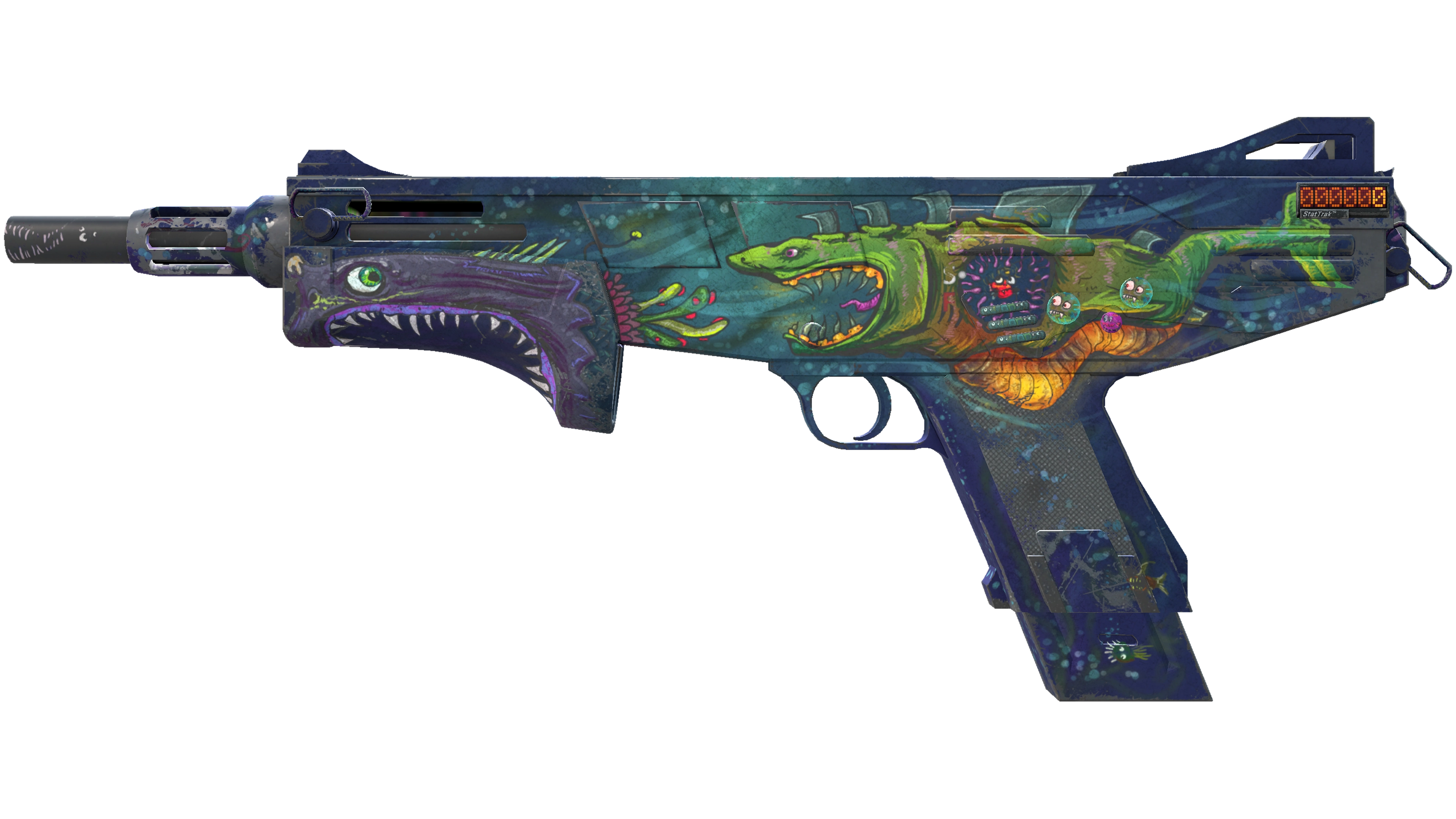 StatTrak™ MAG-7 | Monster Call (Battle-Scarred)