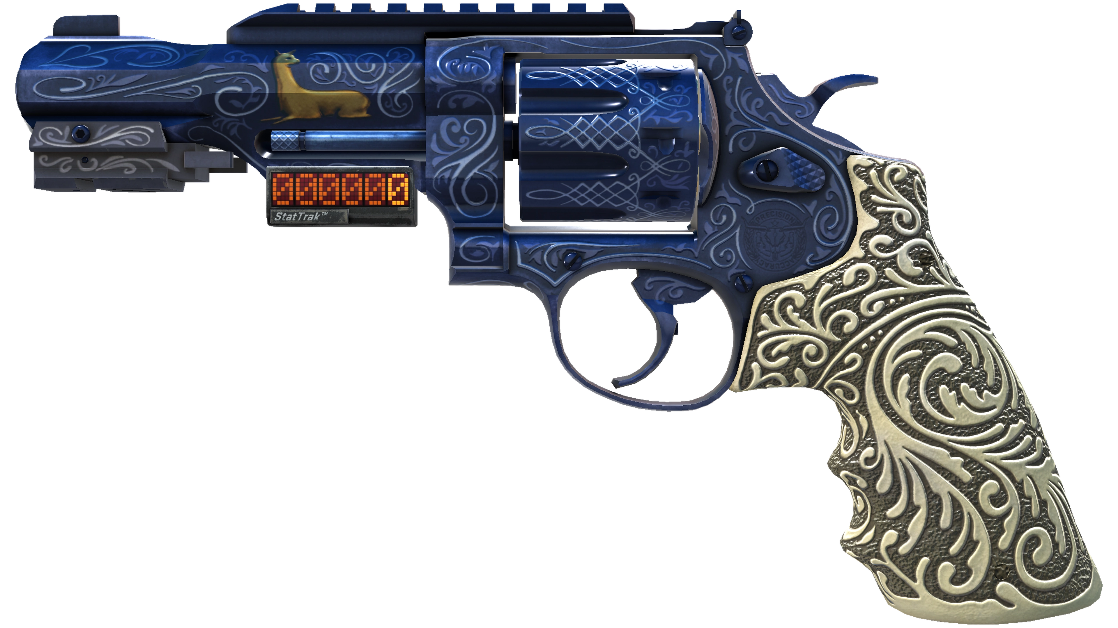 StatTrak™ R8 Revolver | Llama Cannon (Minimal Wear)