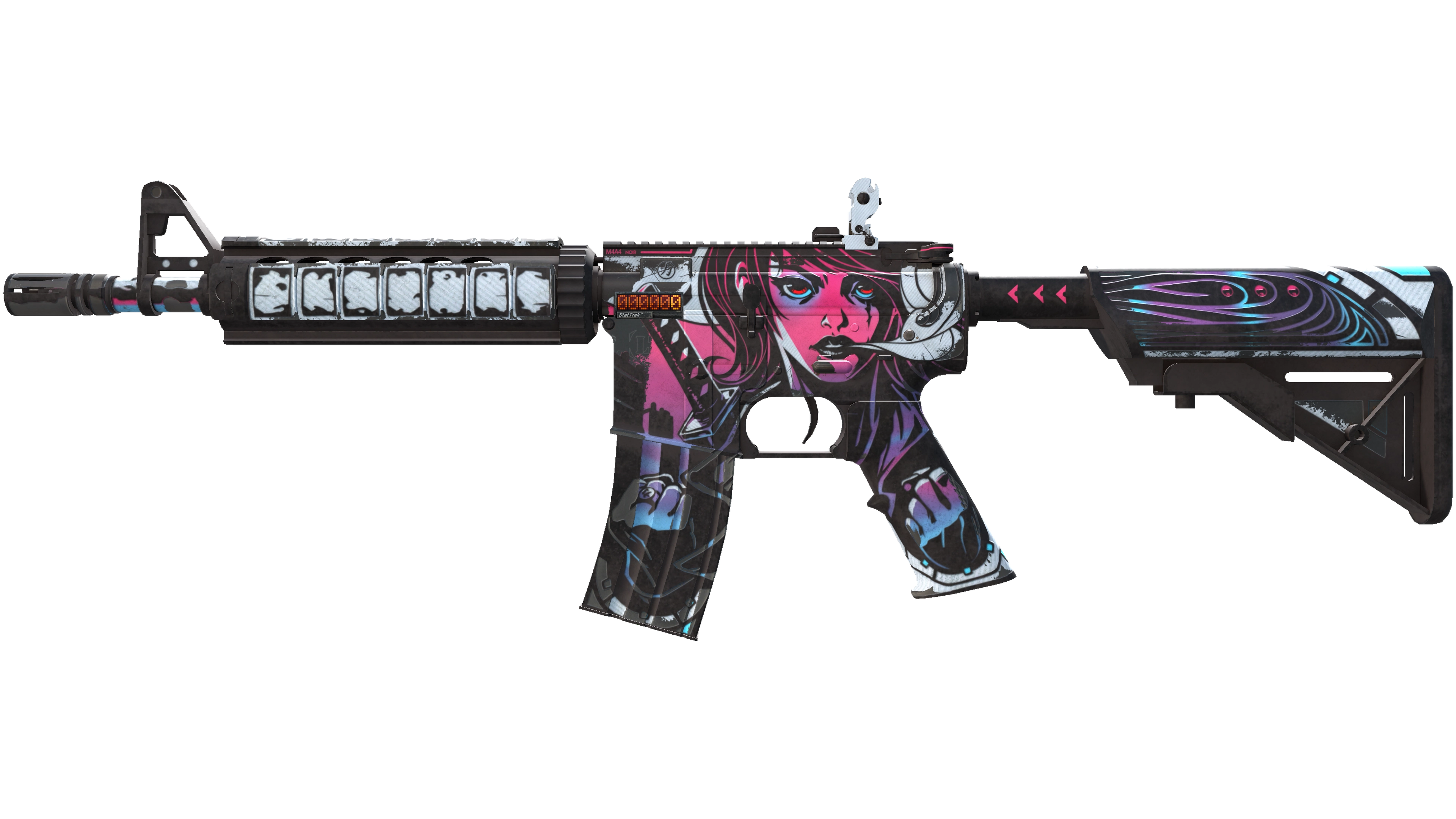 StatTrak™ M4A4 | Neo-Noir (Well-Worn)