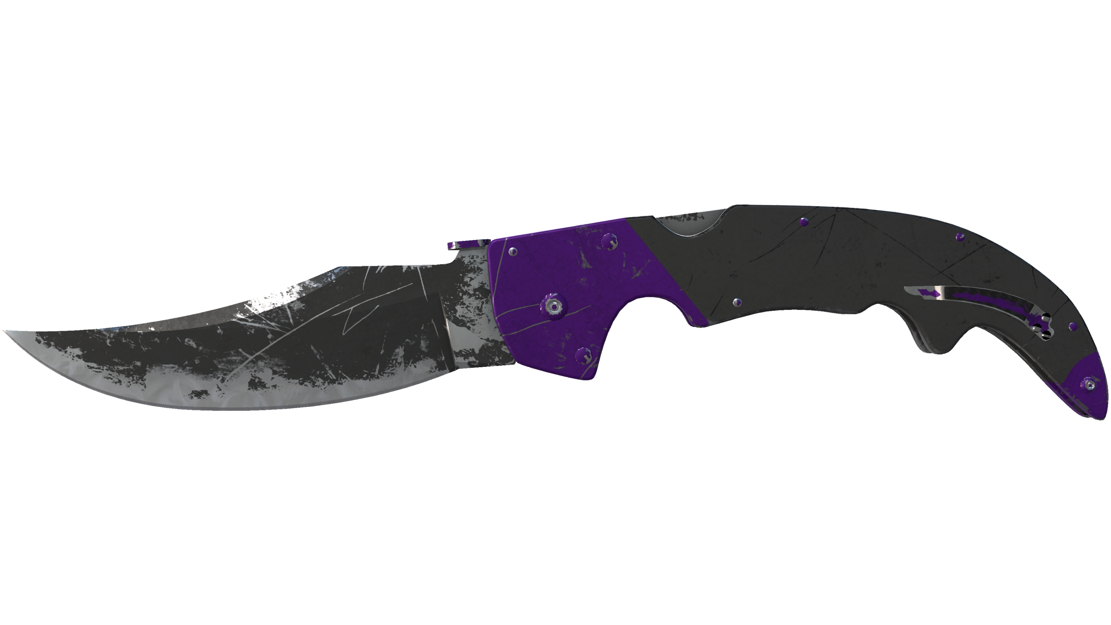 Миниатюра ★ StatTrak™ Falchion Knife | Ultraviolet (Battle-Scarred)