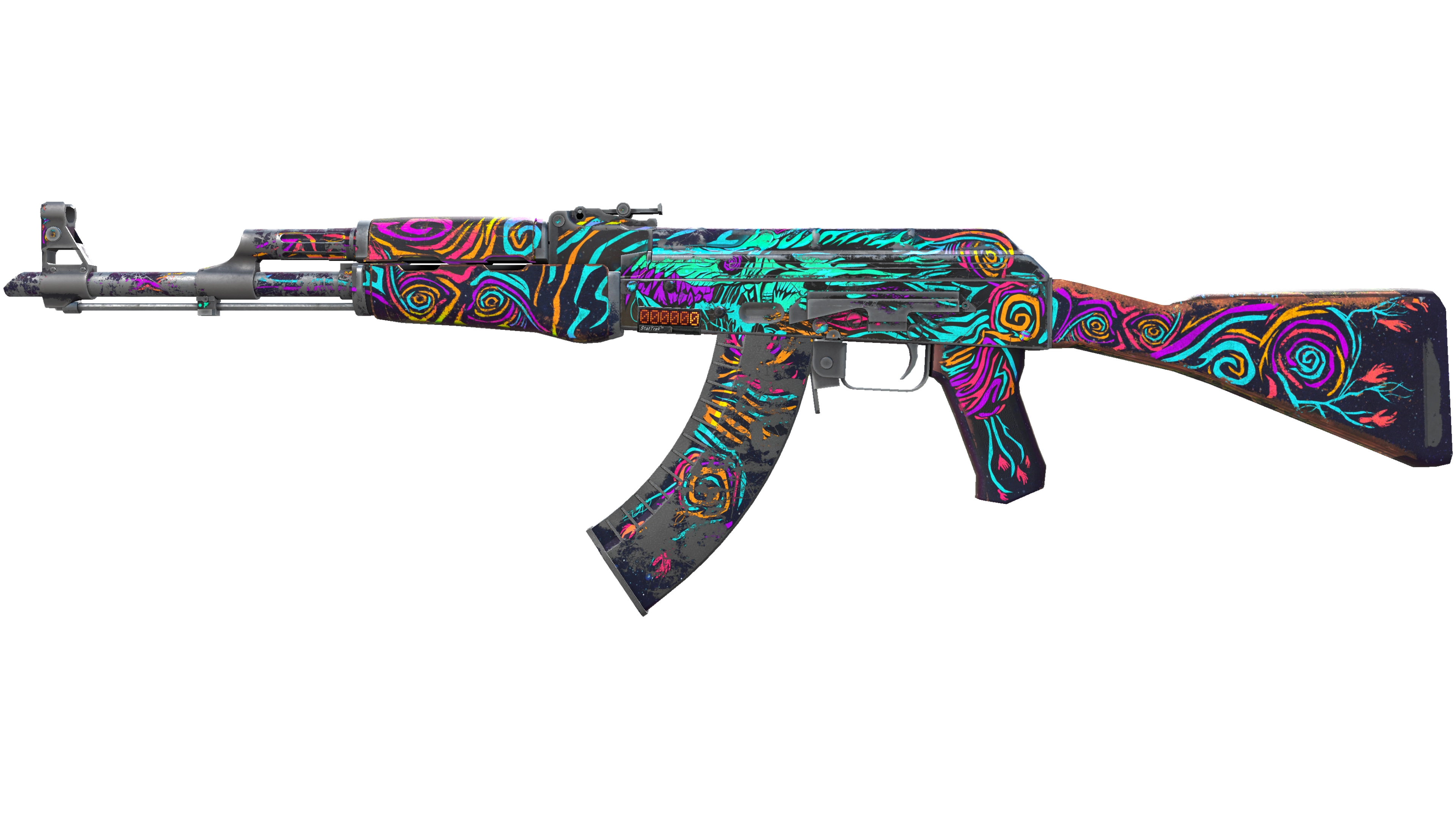Миниатюра StatTrak™ AK-47 | Nightwish (Battle-Scarred)