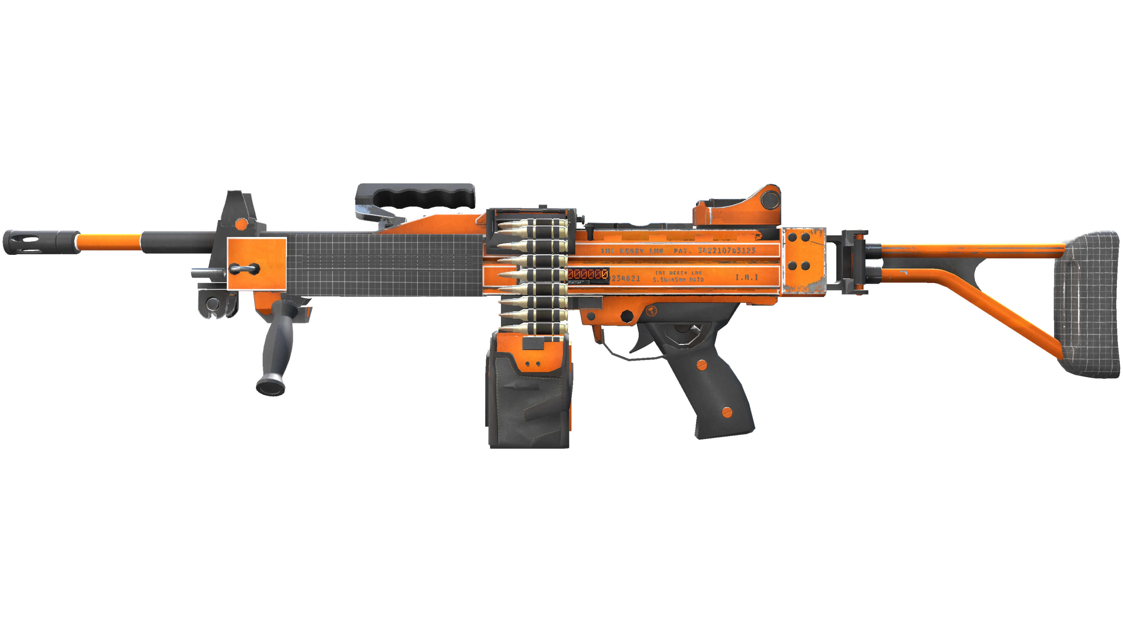 StatTrak™ Negev | dev_texture (Factory New)