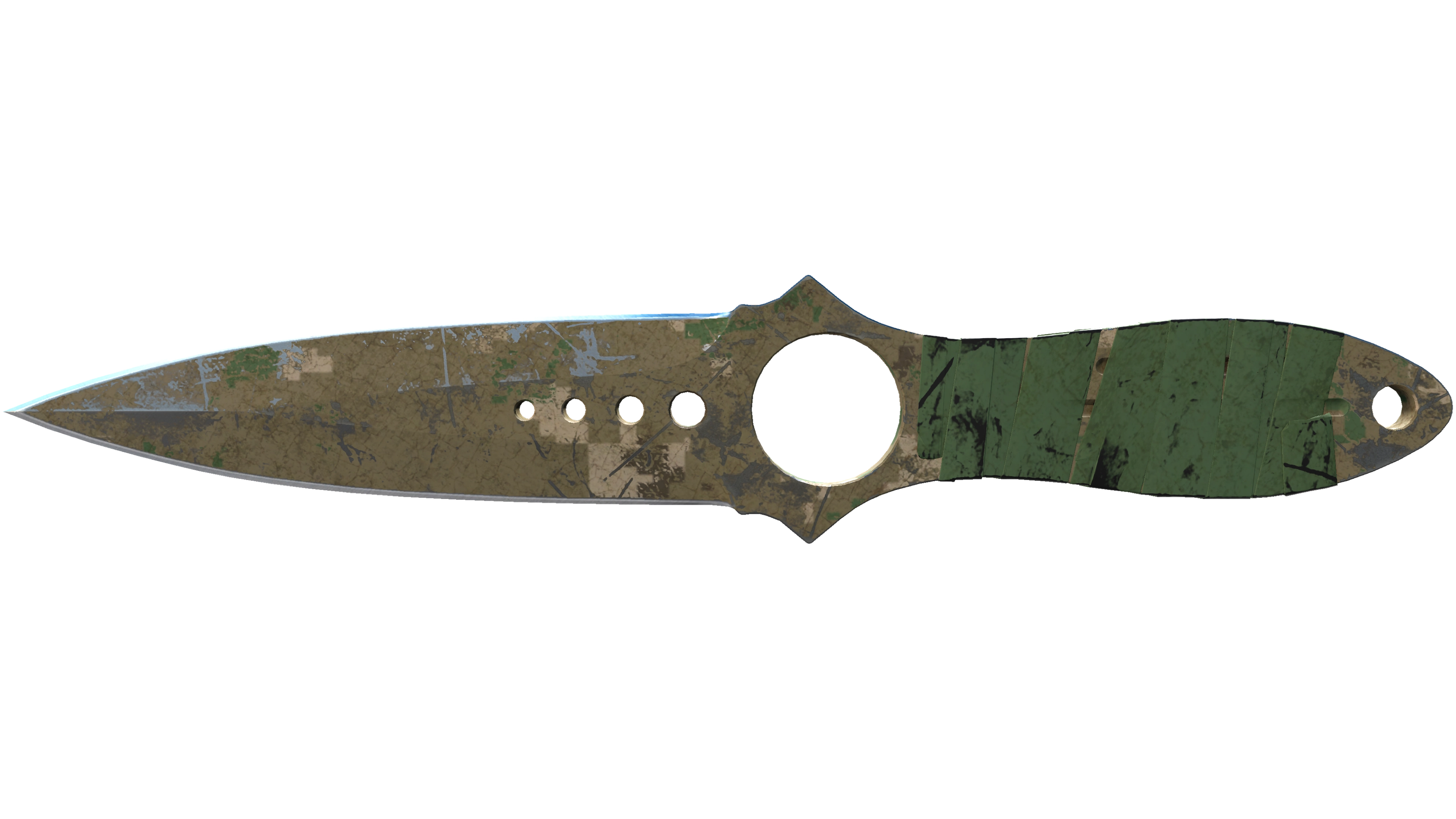Vorschau von ★ Skeleton Knife | Forest DDPAT (Battle-Scarred)
