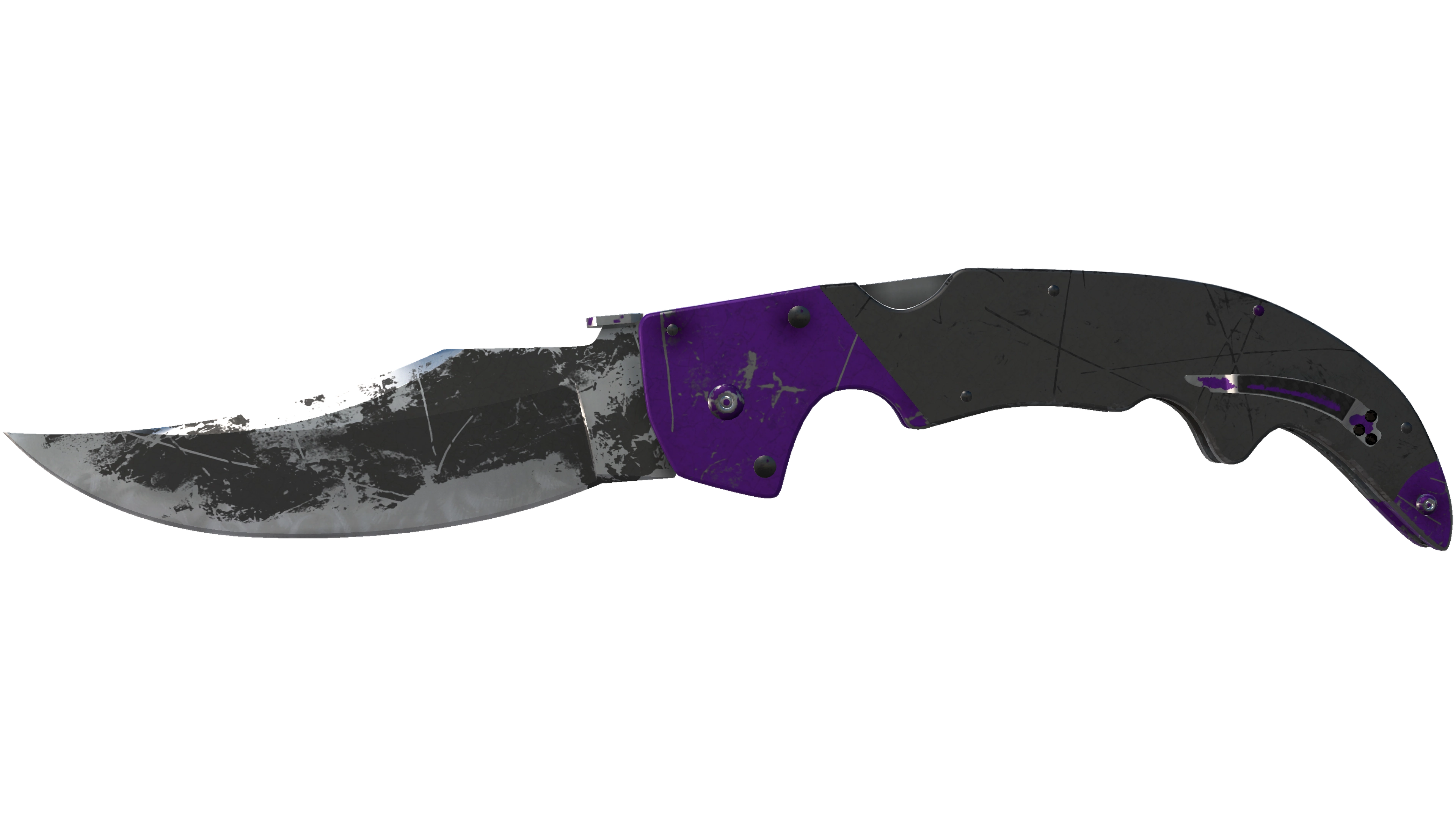 Miniature de ★ StatTrak™ Falchion Knife | Ultraviolet (Battle-Scarred)