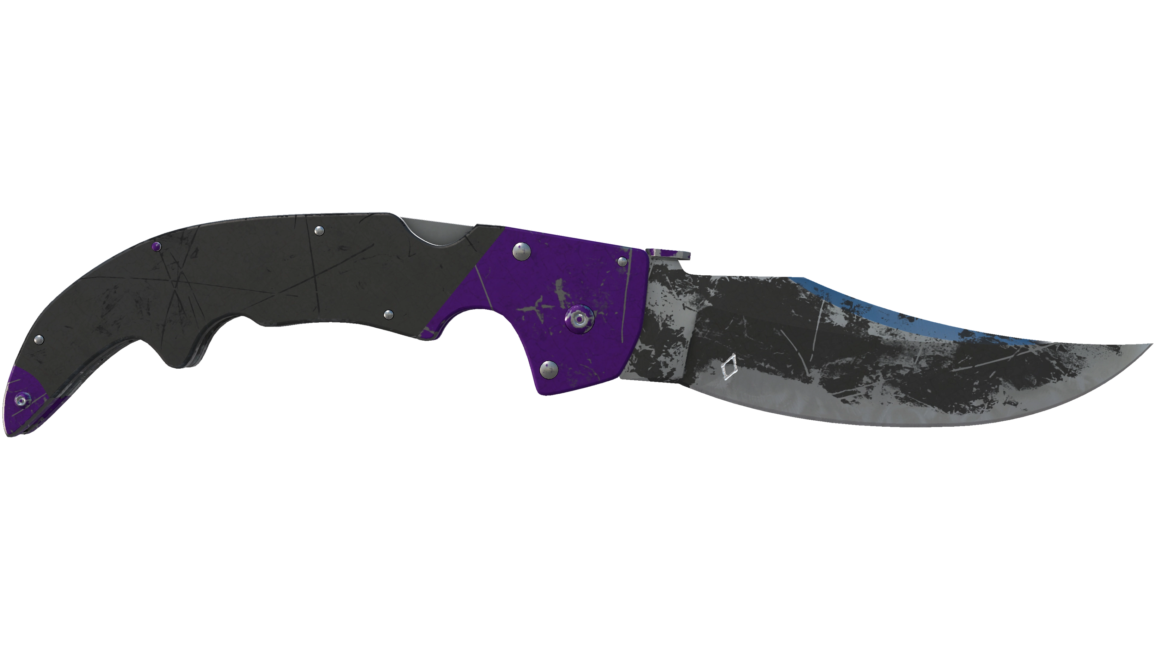 ★ StatTrak™ Falchion Knife | Ultraviolet (Battle-Scarred)