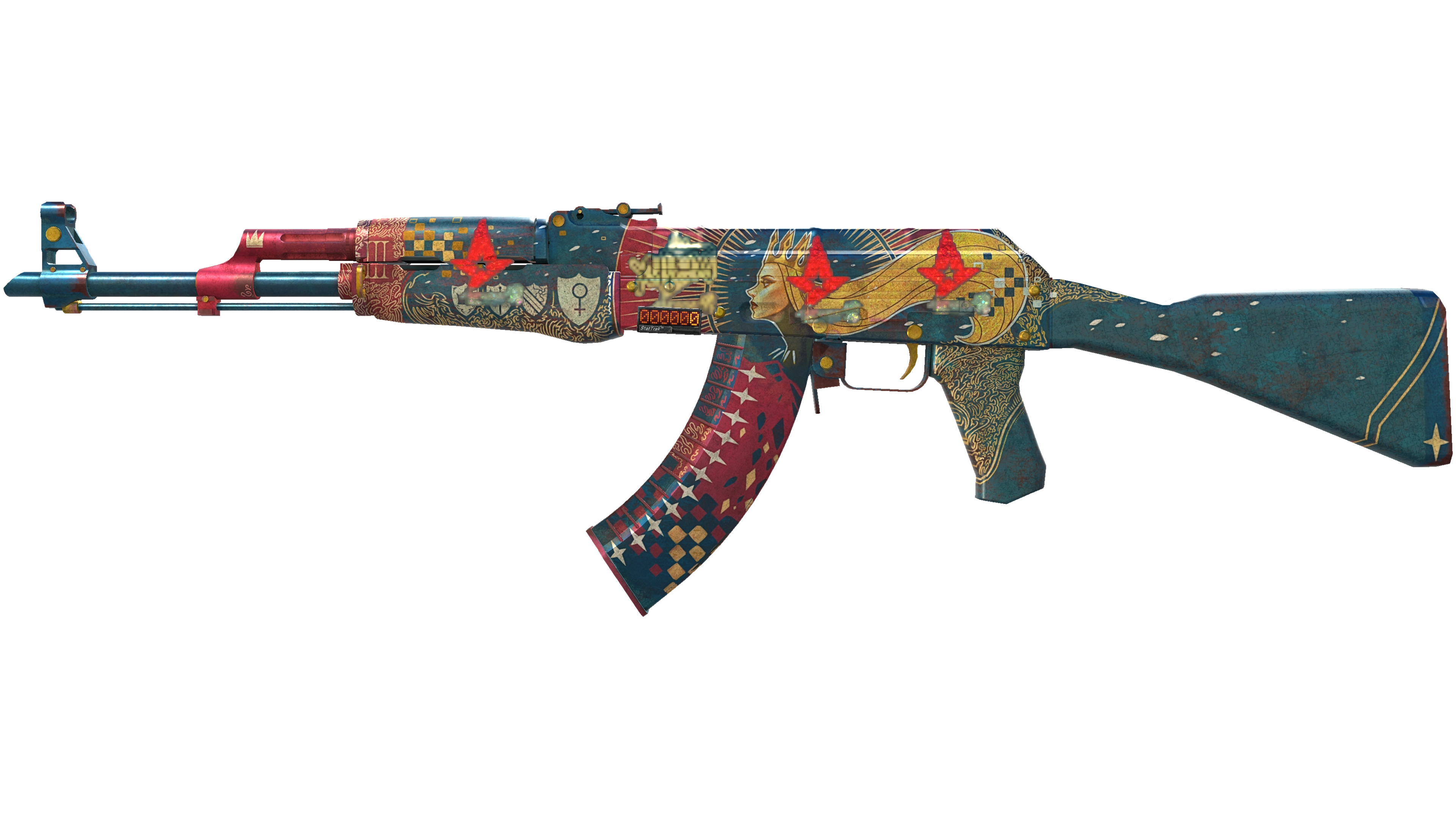 Vorschau von StatTrak™ AK-47 | The Empress (Battle-Scarred)