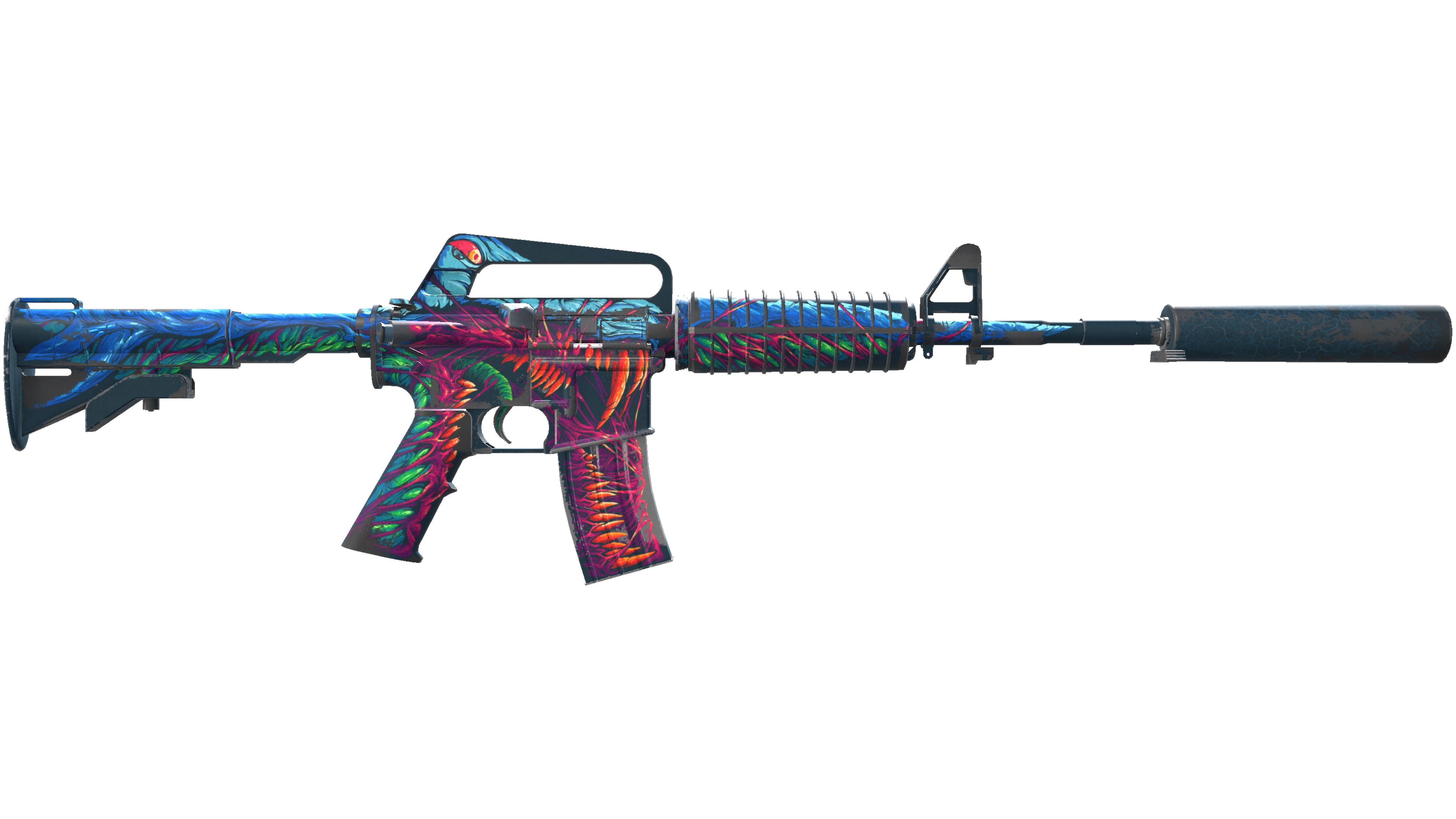 Vorschau von StatTrak™ M4A1-S | Hyper Beast (Well-Worn)