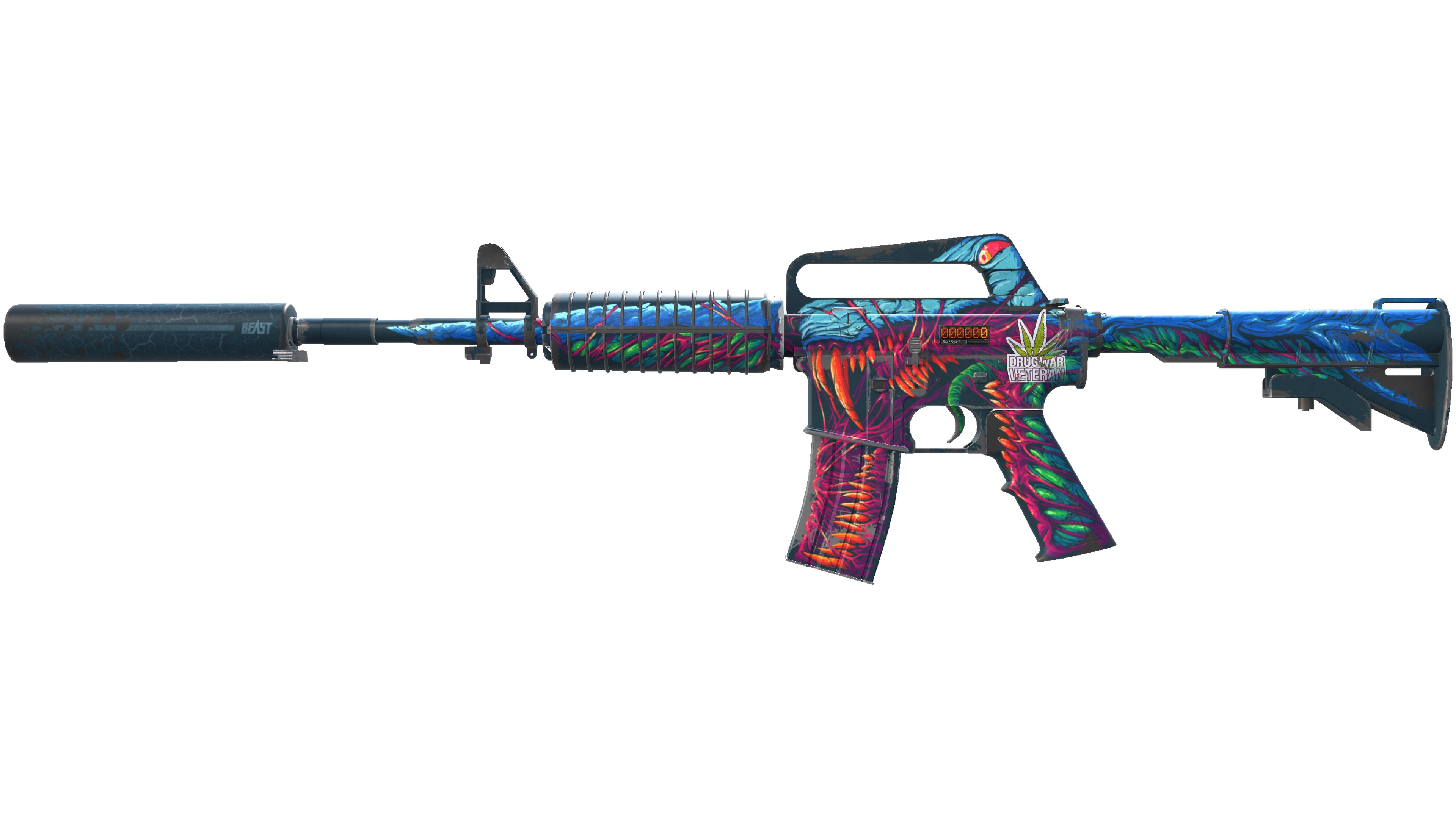 StatTrak™ M4A1-S | Hyper Beast (Well-Worn)