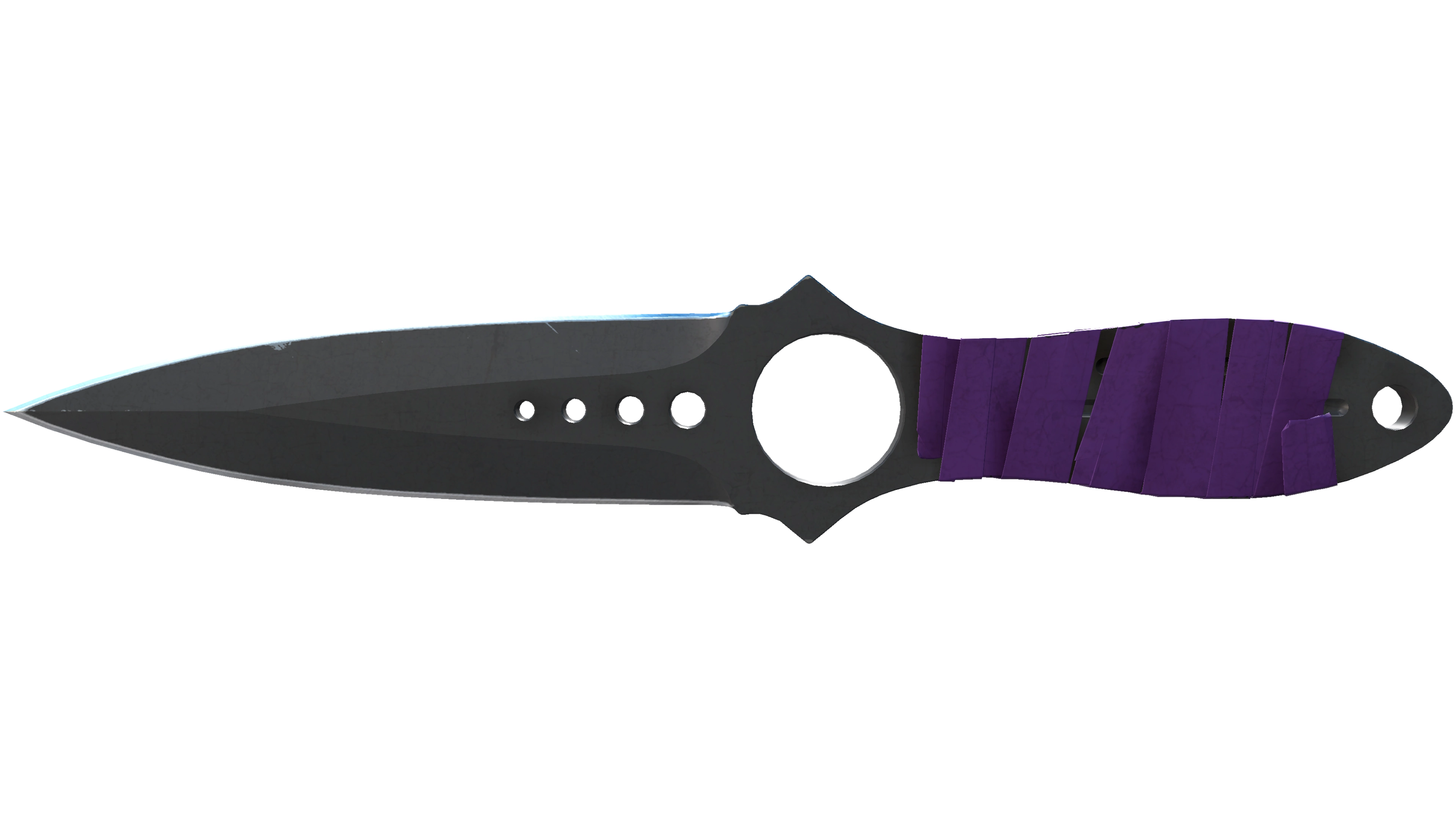 ★ Skeleton Knife | Ultraviolet (Well-Worn) thumbnail
