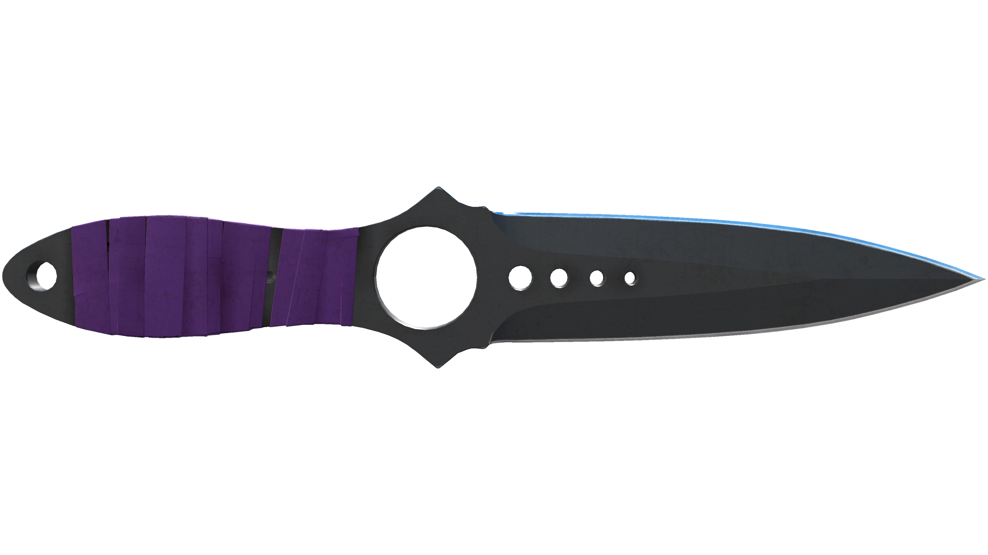 ★ Skeleton Knife | Ultraviolet (Well-Worn)